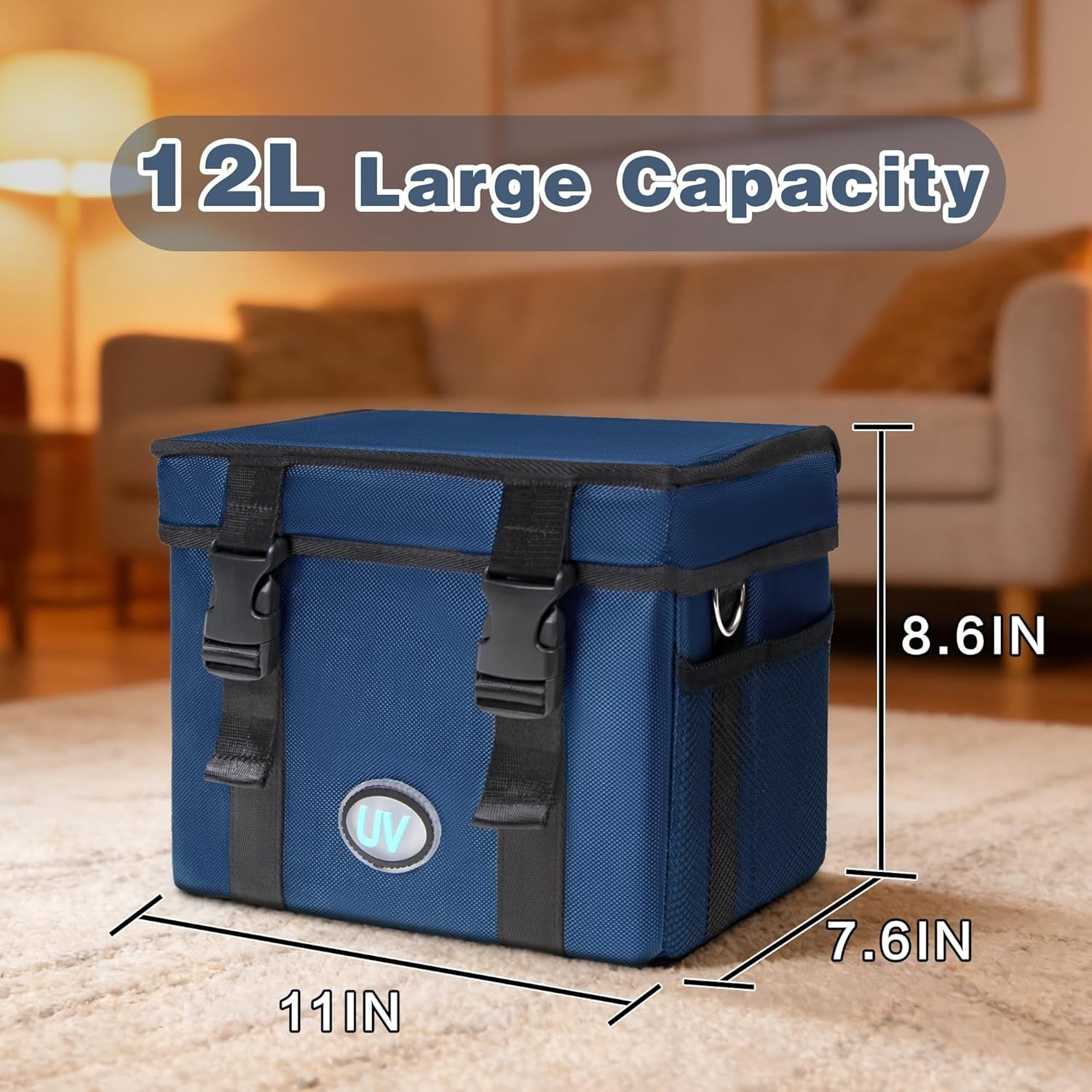 12L UV Sanitizer Box, Portable Sanitizing and Cleaning Machine with 3-Level T…