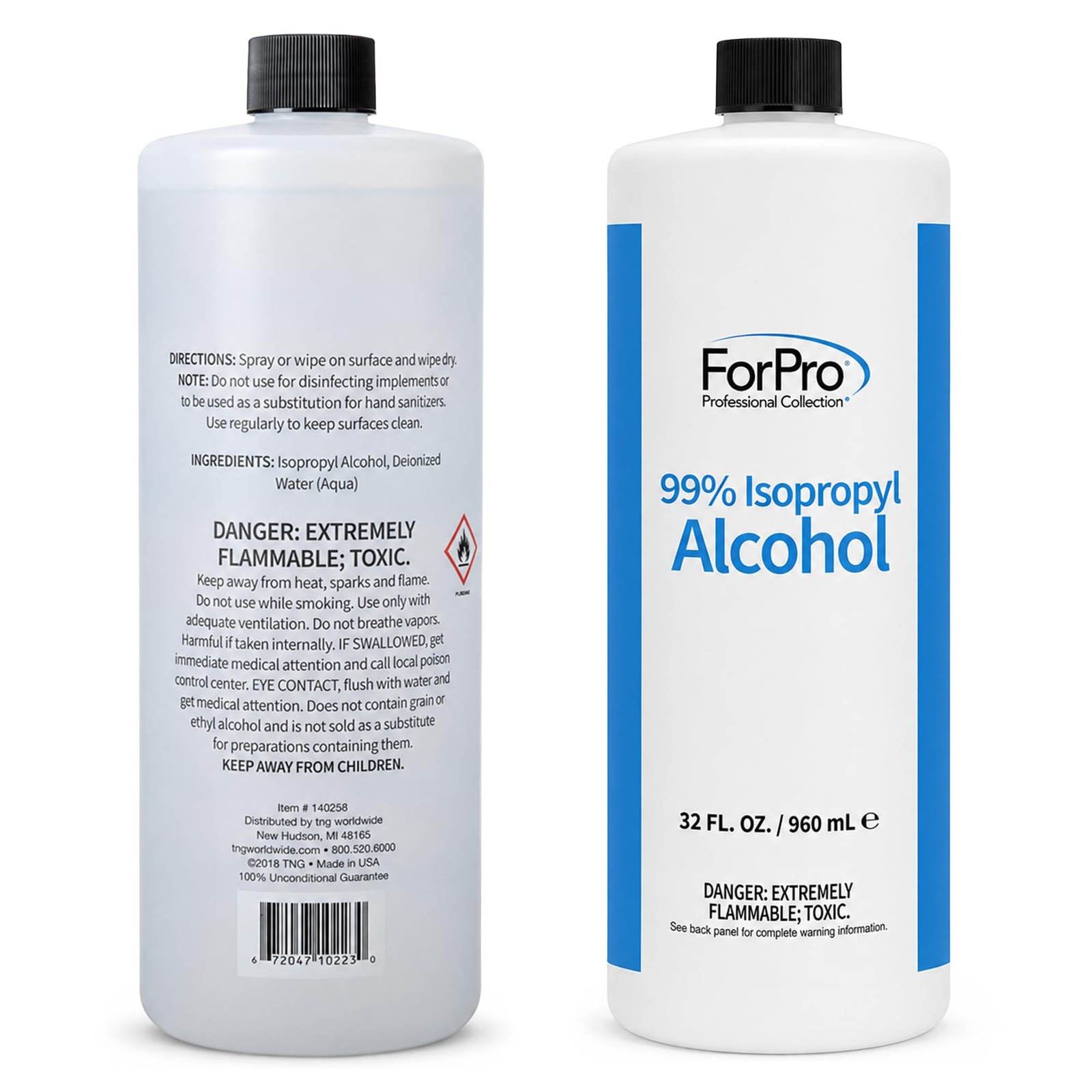 ForPro 99% Isopropyl Alcohol (IPA), 32 Fl Oz (960ml) – Pure & Unadulterated C…