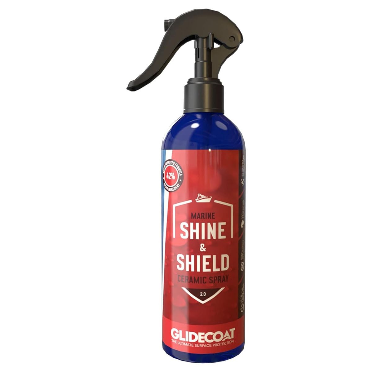 Glidecoat Marine Shine & Shield | 42% Ceramic Spray | Better than Boat Wax |…