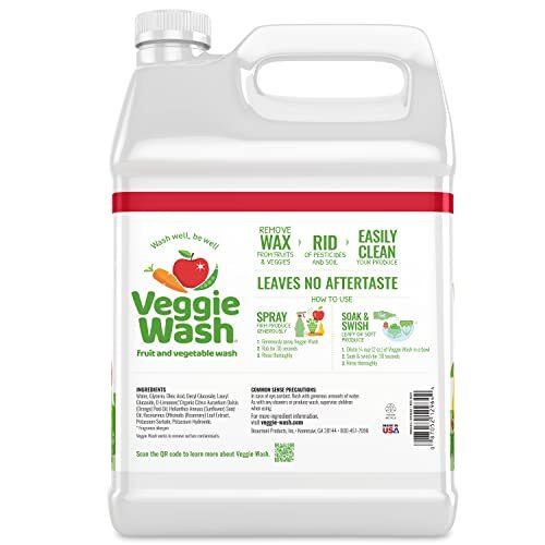 1 Gallon Veggie Wash All Natural Fruit and Vegetable Wash, 654912964