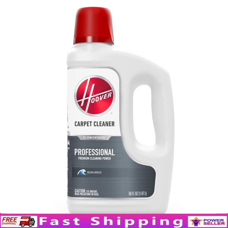 Carpet Cleaner Solution 50oz Deep Cleaning Ocean Breeze 7X Concentrated New
