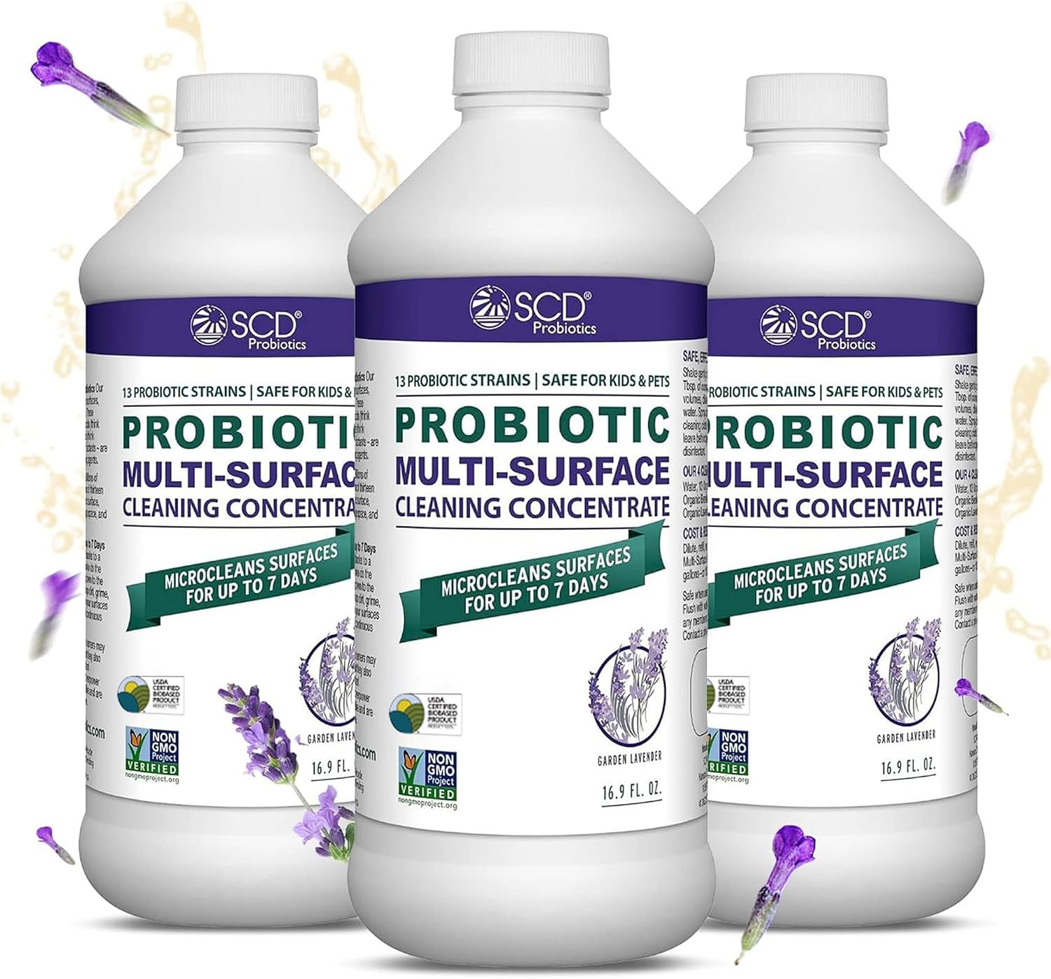 Probiotic Multi-Surface Cleaning Concentrate w/Lavender Essential Oil