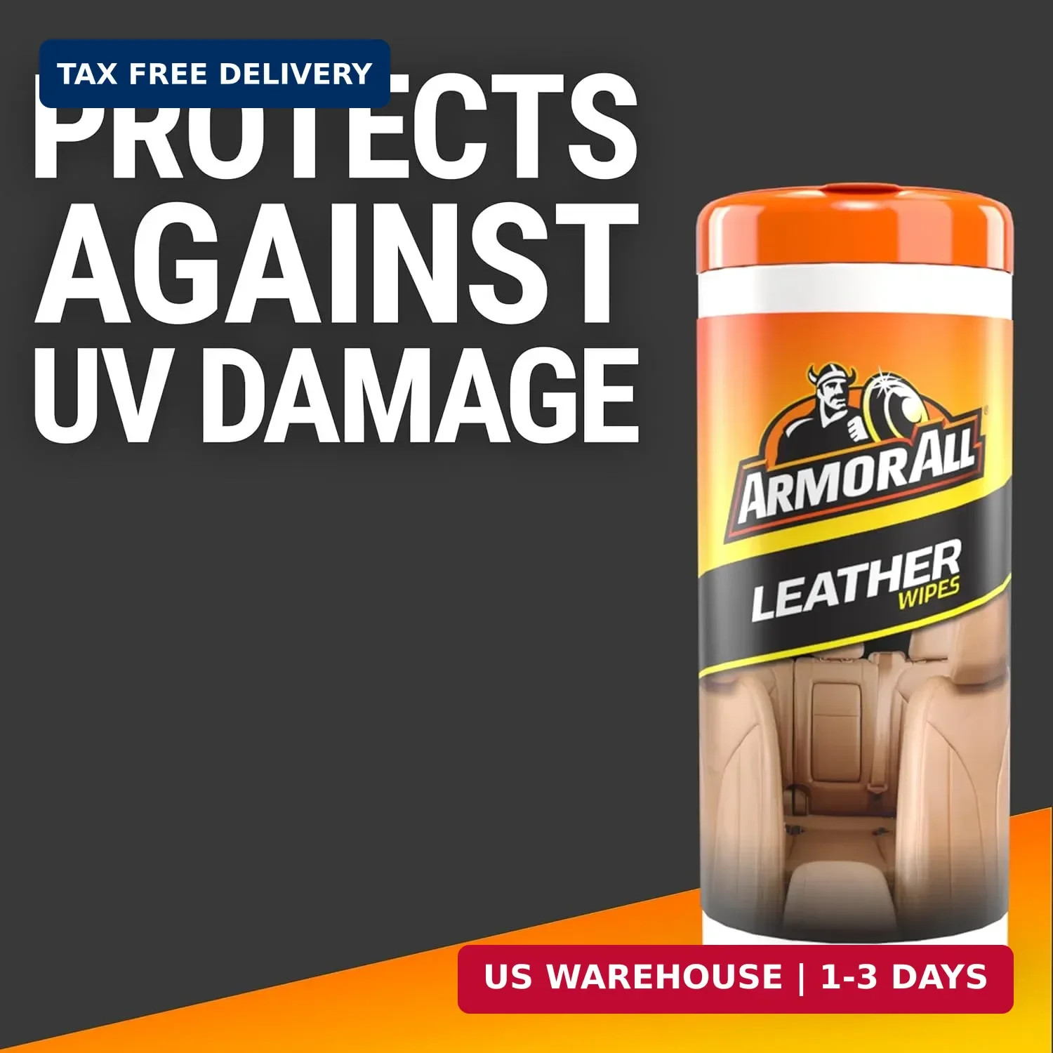 Armor All Interior Cleaner Car Leather Wipes by , For Cleaning Cars, Trucks and