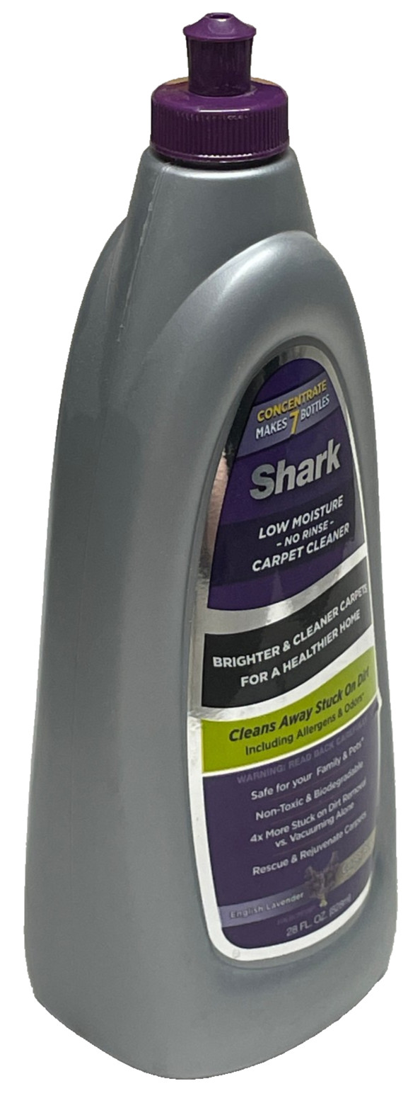 NEW Sealed Shark Low Moisture No Rinse Carpet Shampoo English Lavender 28 fl oz