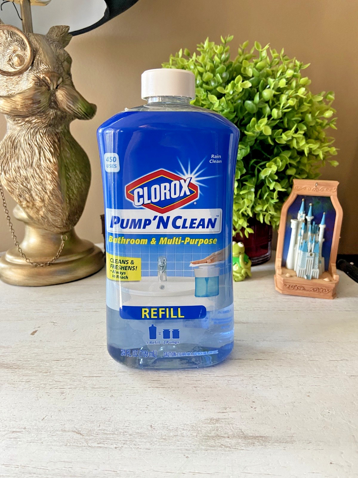 Clorox Pump ’N Clean Bathroom Refill 24 oz Rain Clean Discontinued NEW