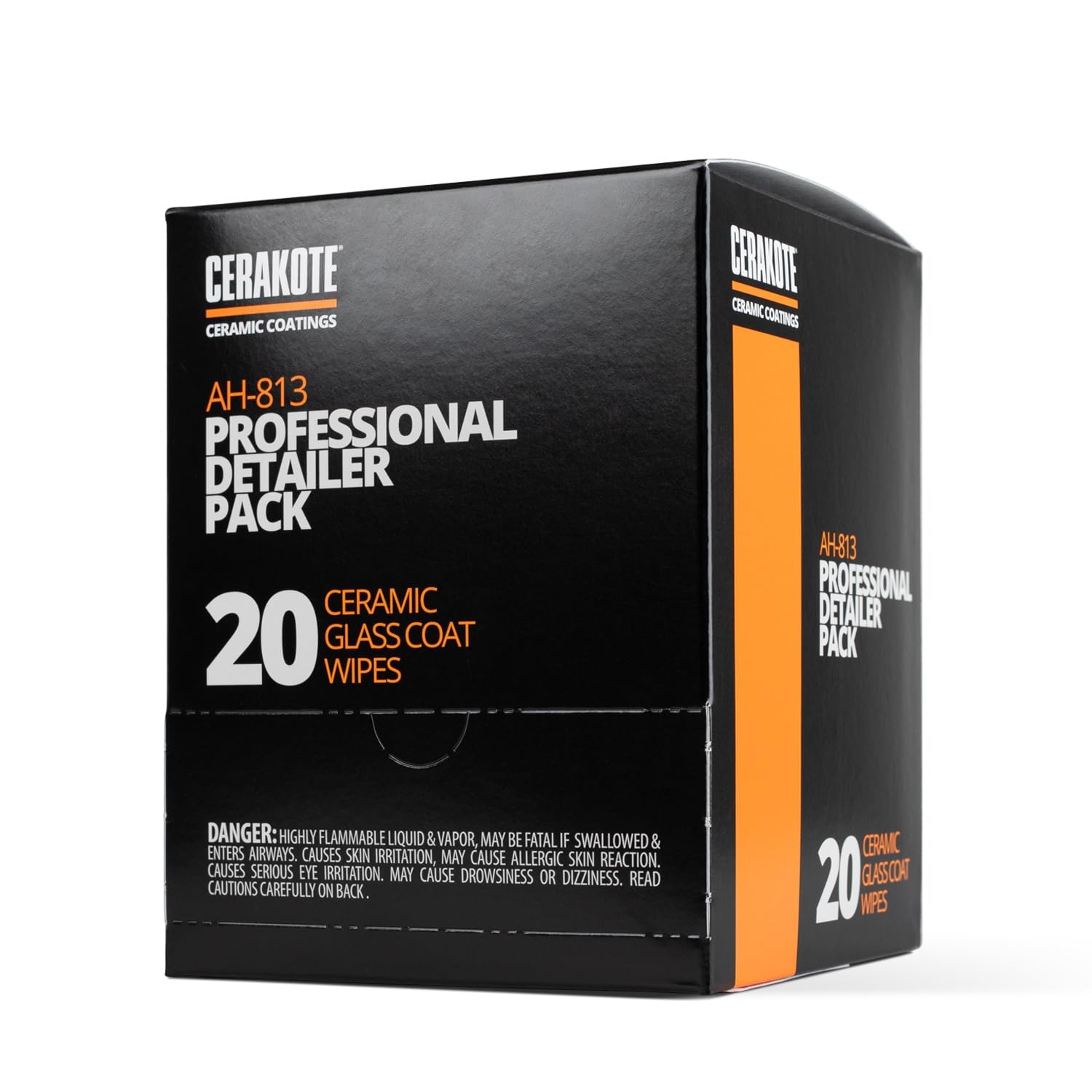 Ceramic Glass Coat Protectant Wipes Hydrophobic Rain Repellent, 20 Count