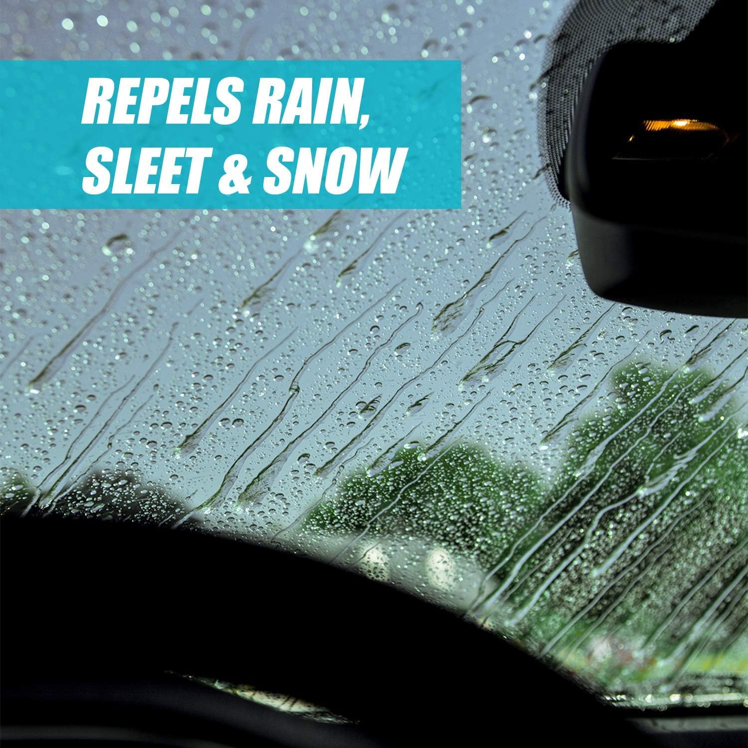 92184-2PK Premium Glass Cleaner with Rain Repellent for Exterior Automotive Glas