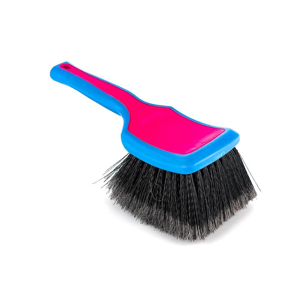 ProGrip Wheel Face Premium Cleaner Brush Ergonomic Soft FlaggedTip Bristles