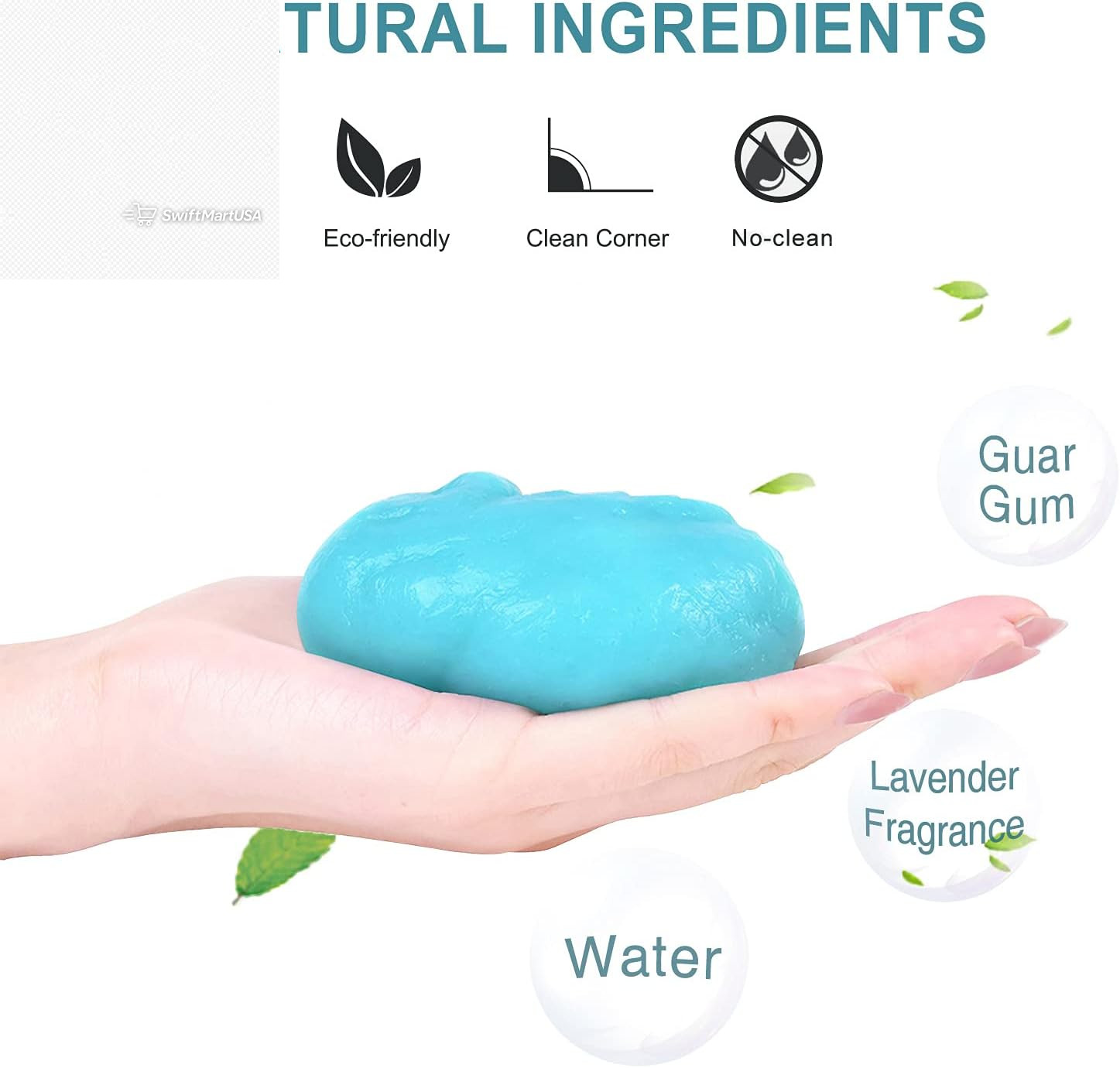 1 Pack Car Cleaning Gel Detailing Putty Interior Auto Vent Crevice Cleaner Goo