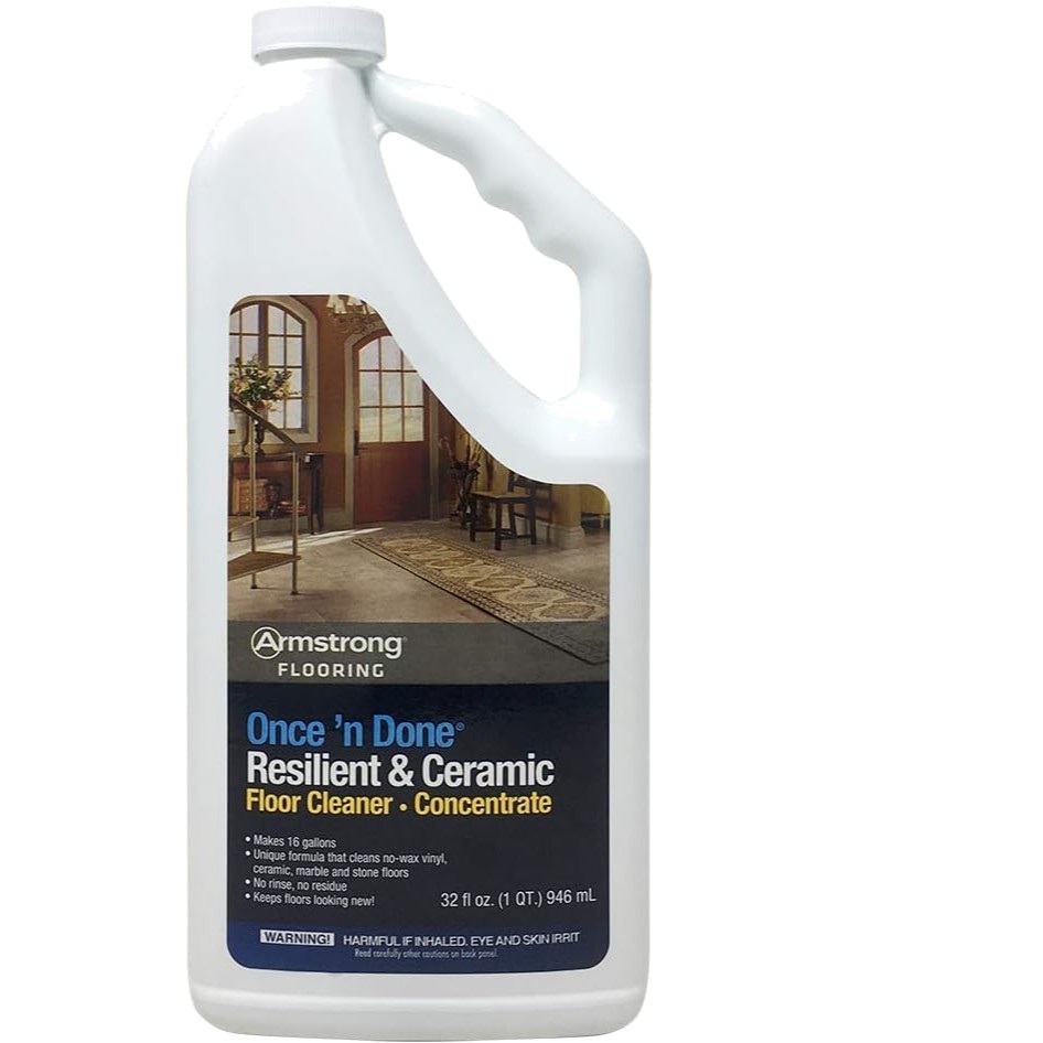 32oz Once ‘N Done Floor Cleaner – Concentrated, Leaves No Residue for Easy Care