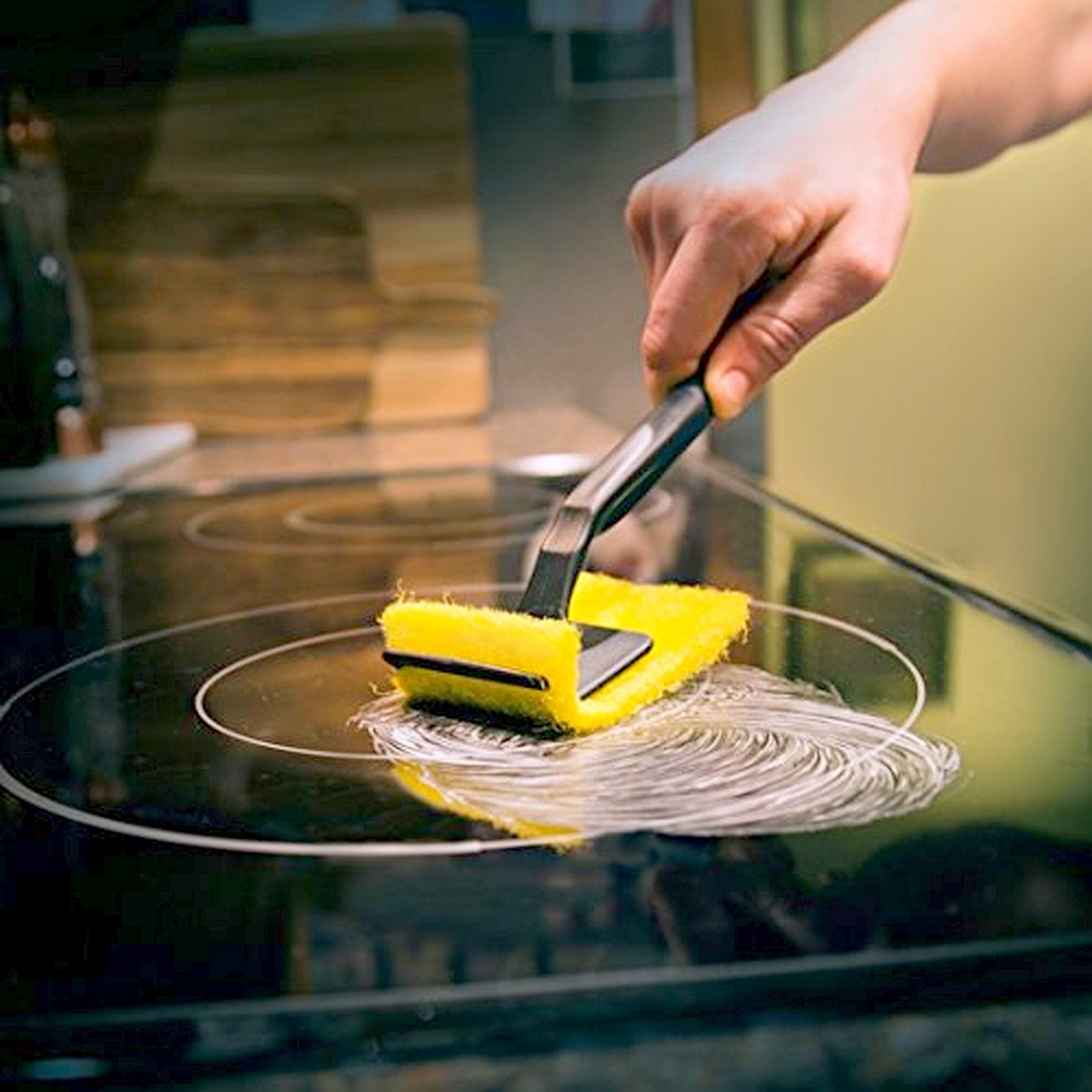 Ceramic & Glass COOKTOP Cleaning KiT = Pads Scraper & Cleaner CERAMA BRYTE 27070