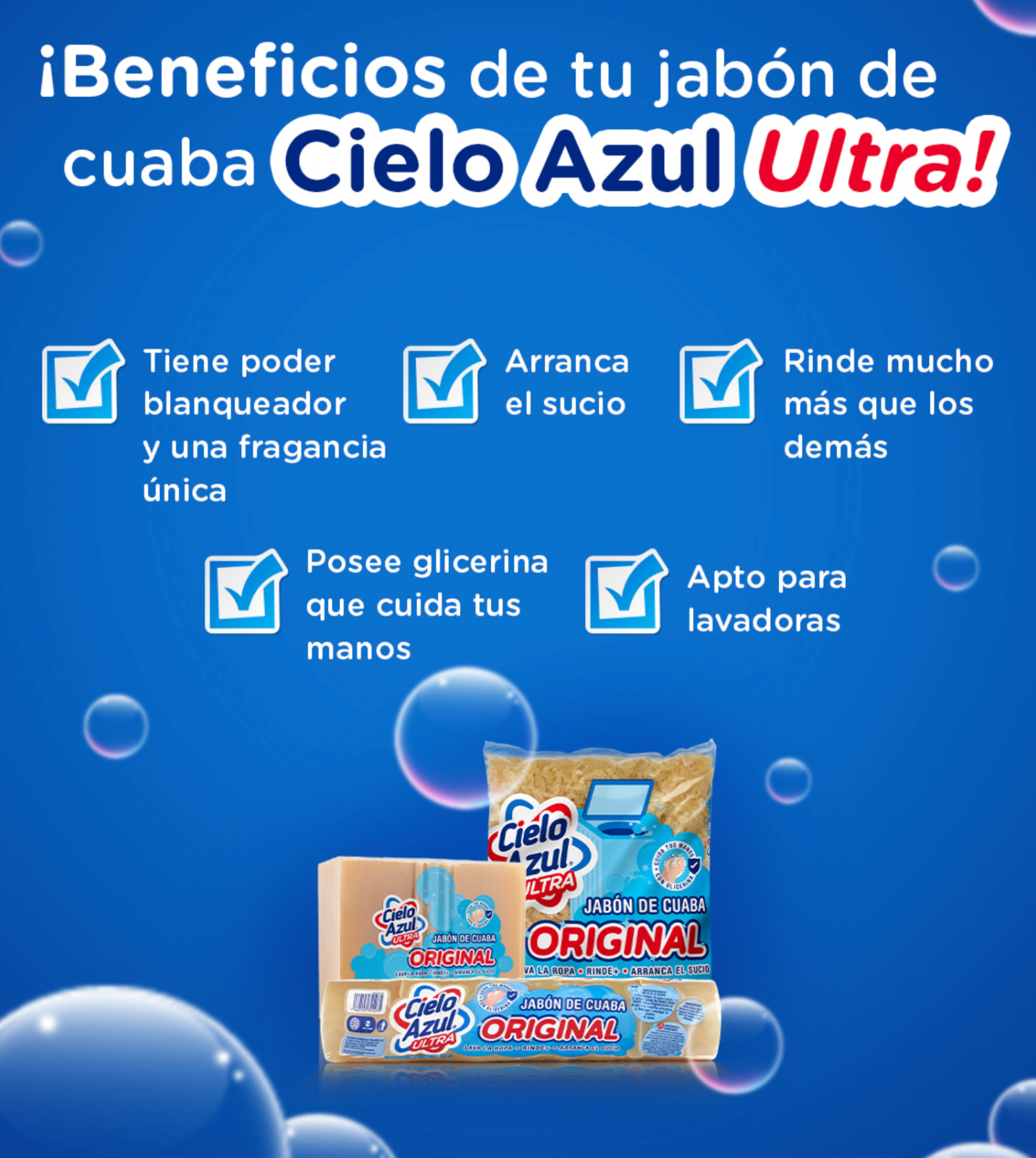 2 x 5 Packs Jabón Cuaba Cielo Azul Floral Scent