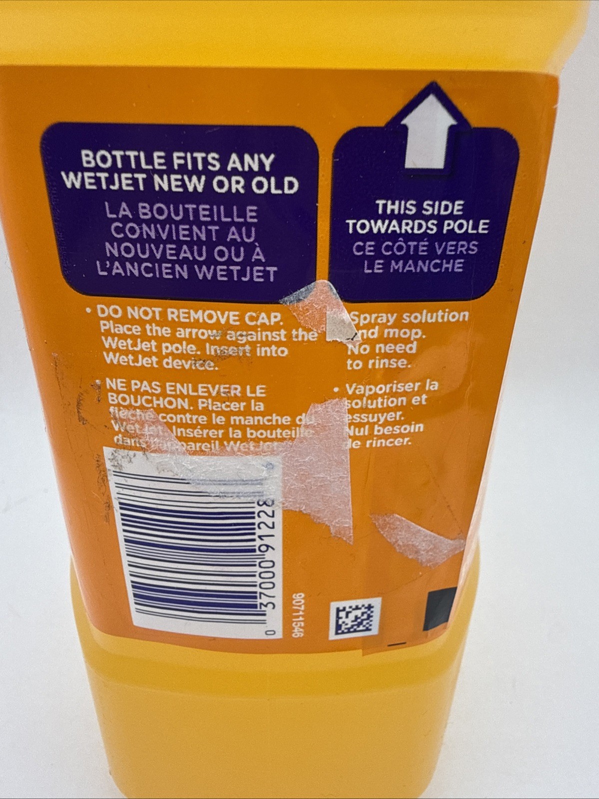 Swiffer Wet Jet Floor Refill Floor Cleaner Sweet Citrus & Zest 42.2 Fl Oz New