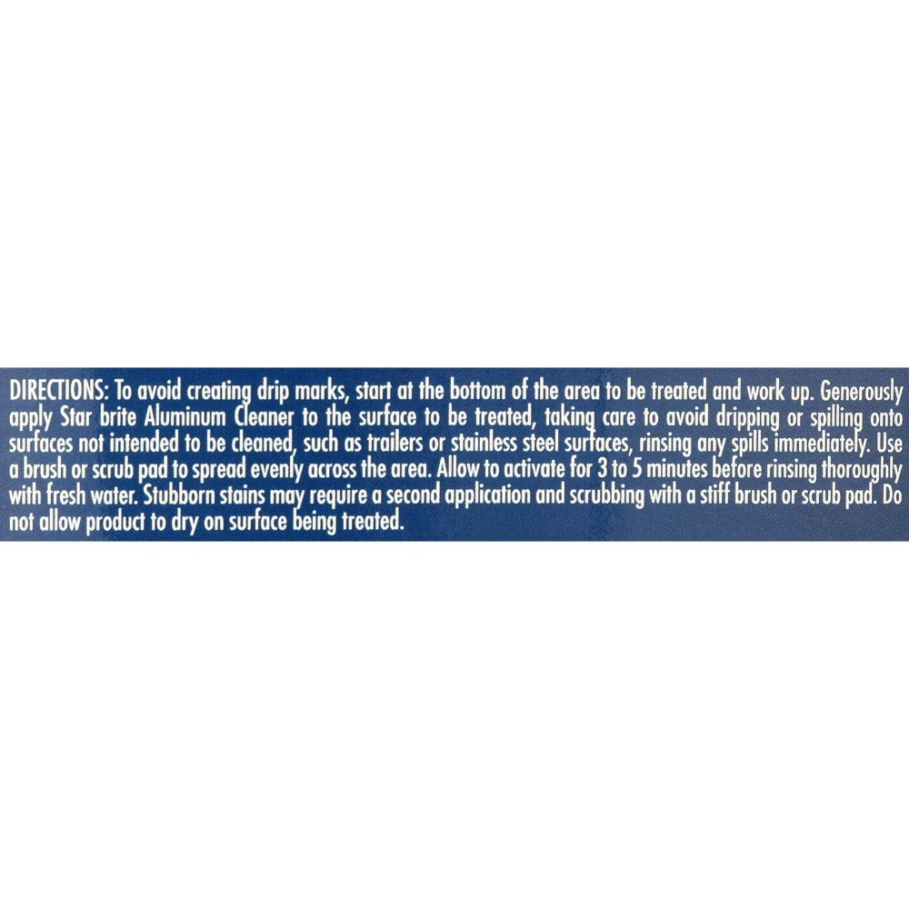 Star brite Ultimate Aluminum Cleaner & Restorer – Marine Formula