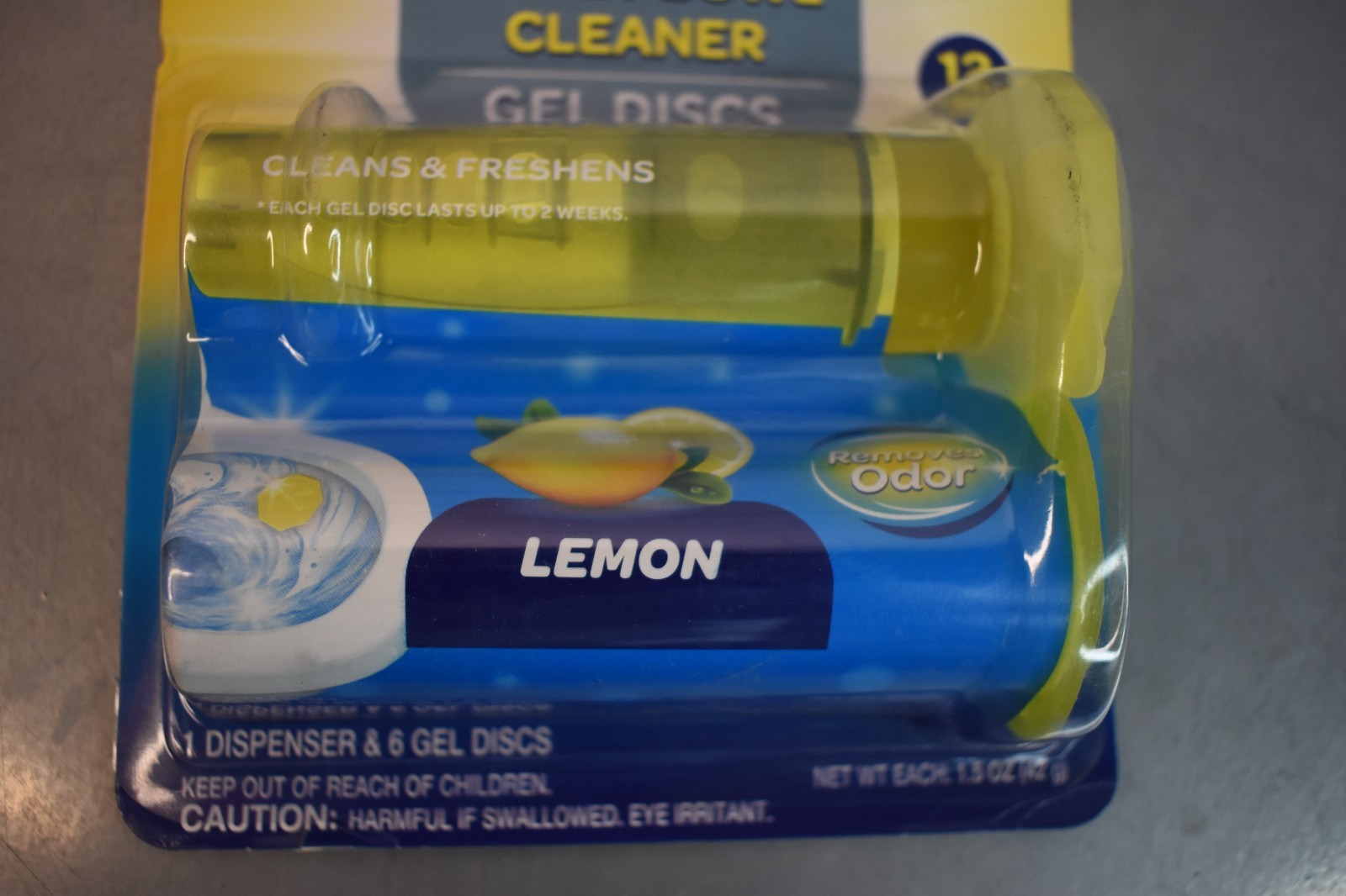 Infiniti Clean Toilet Cleaning Gel Discs + Dispenser Lemon 1.5oz NEW