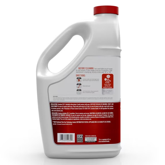 2P Hoover Everyday Carpet Cleaner Solution, Fresh Meadows Scent 128 oz