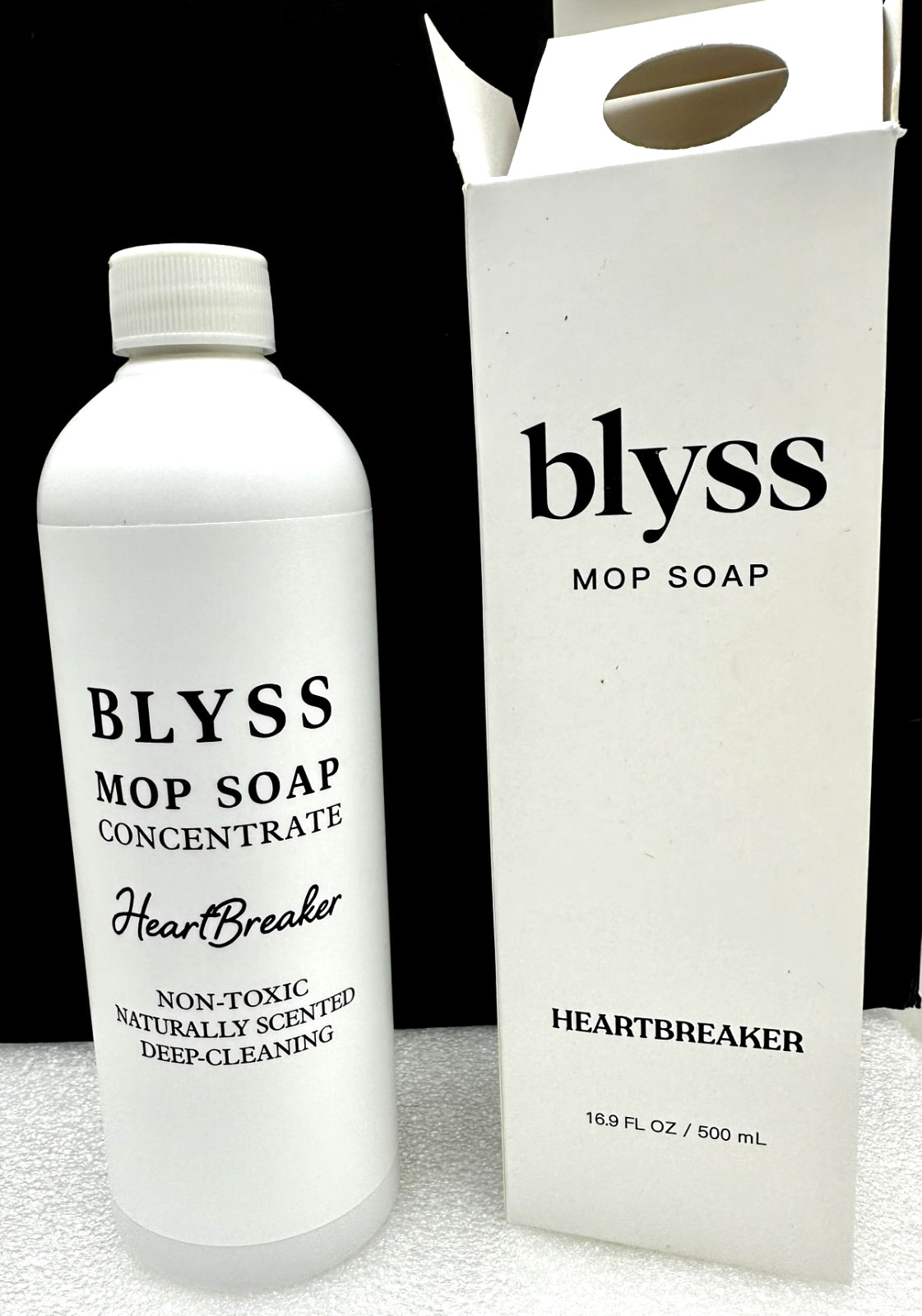 Blyss Mop cleaning Soap Non Toxic Concentrate HeartBreaker 16.9 fl oz BB: 2028