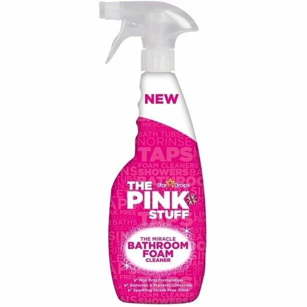 STARDROPS Pink Stuff Miracle Bathroom Foam Cleaner 750ml-FREE SHIPPING-PACK OF 3