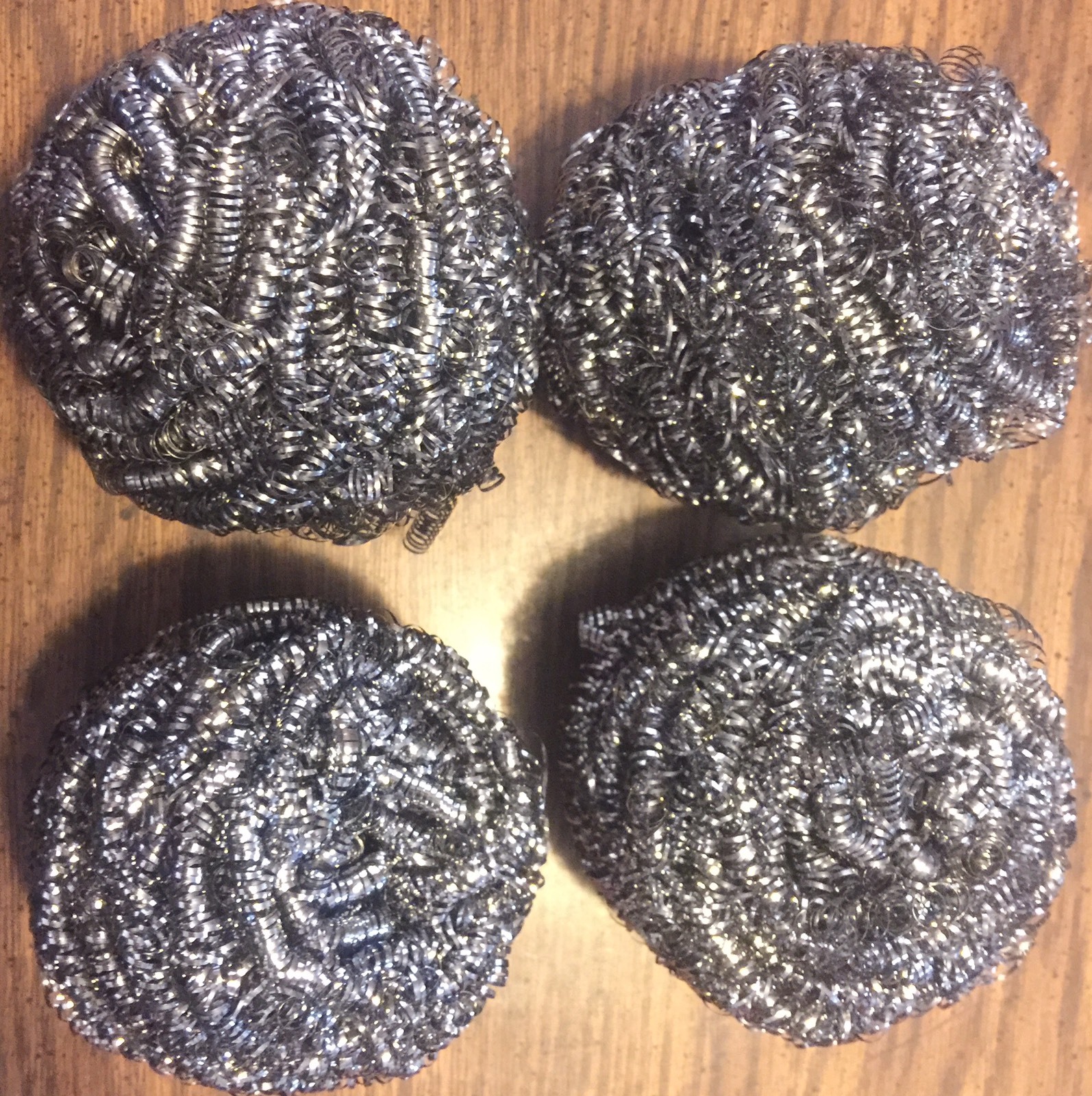 4 Pack 3M Scotch-Brite Stainless Steel Scouting Pads Cleaning Scrubber Pads NEW