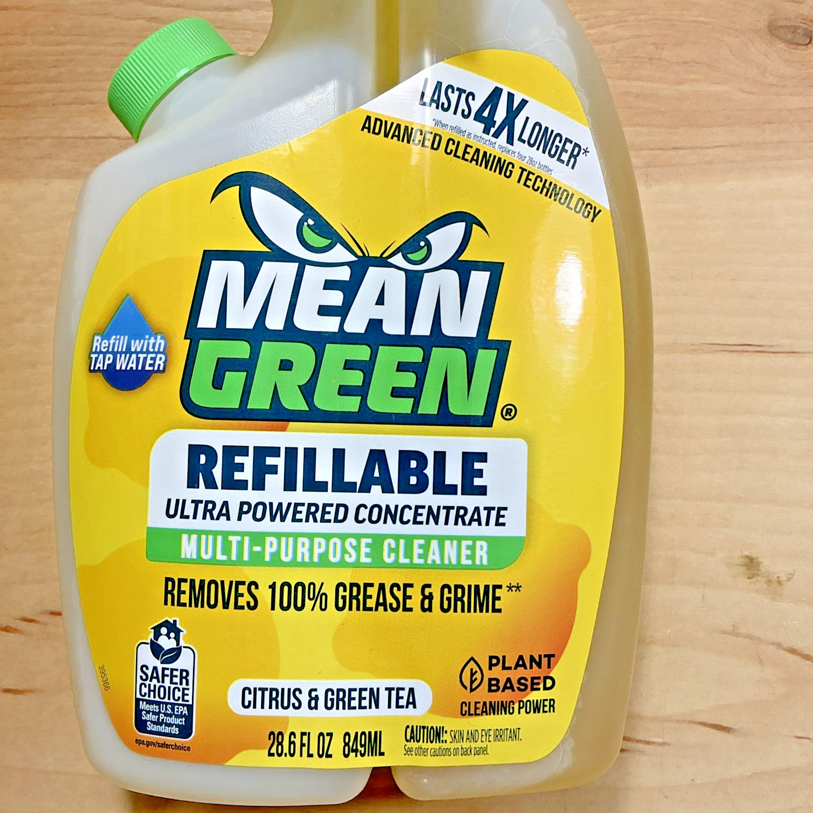 Mean Green Refillable Cleaner 28.6oz LARGE SIZE Citrus Spray Bottle New