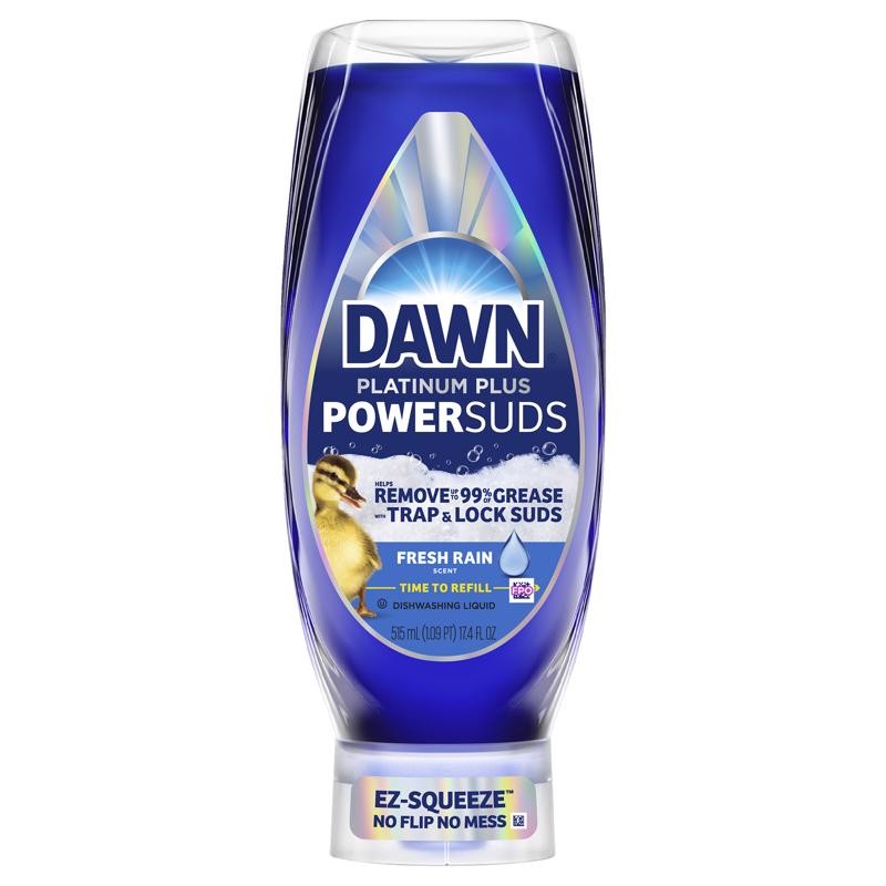 Dawn PowerSuds Fresh Scent Dishwashing Liquid 17.4 oz
