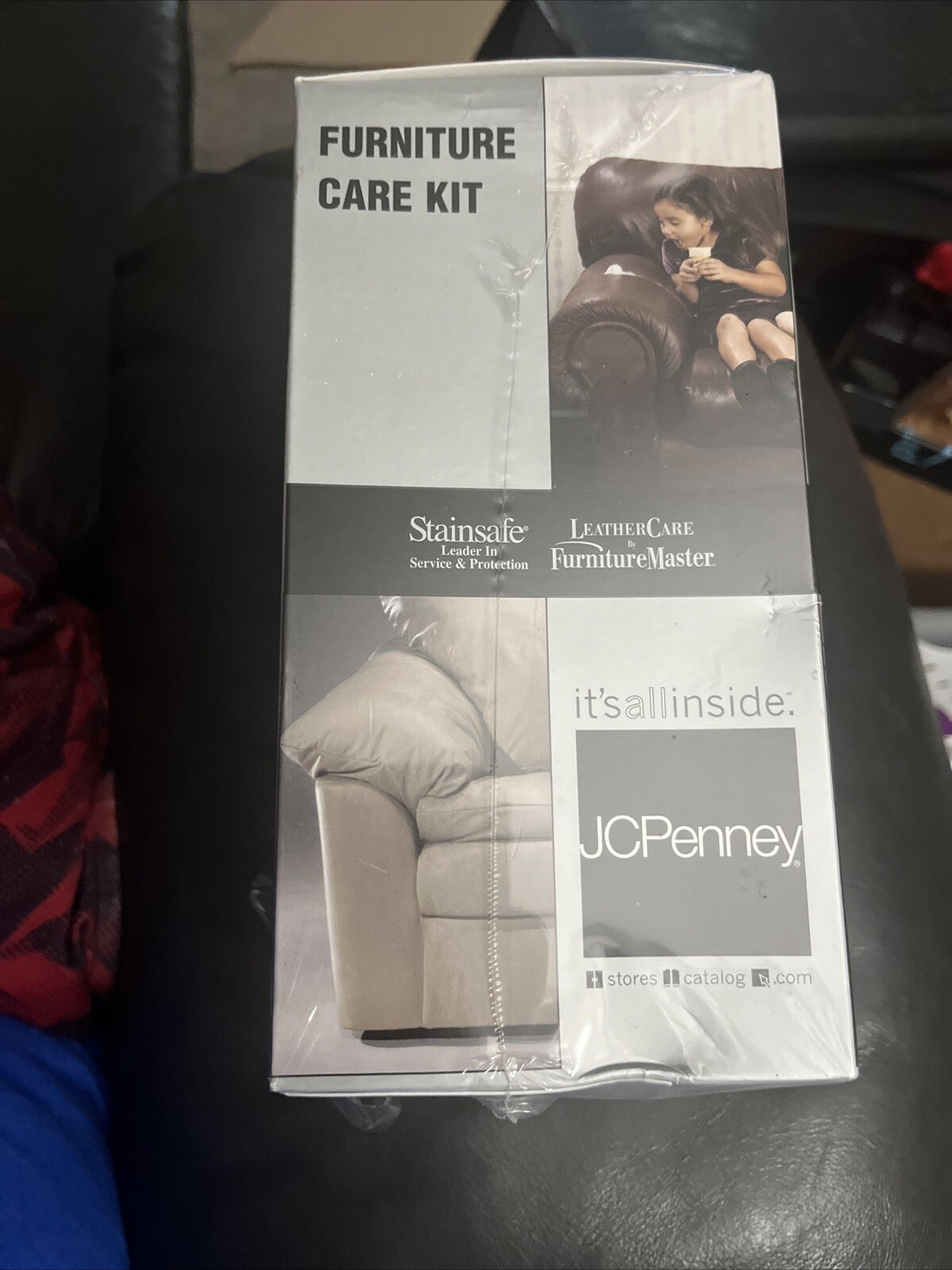 STAINSAFE Diamond Supreme Fabric Leather Wood Furniture Care Cleaning Kit NIB