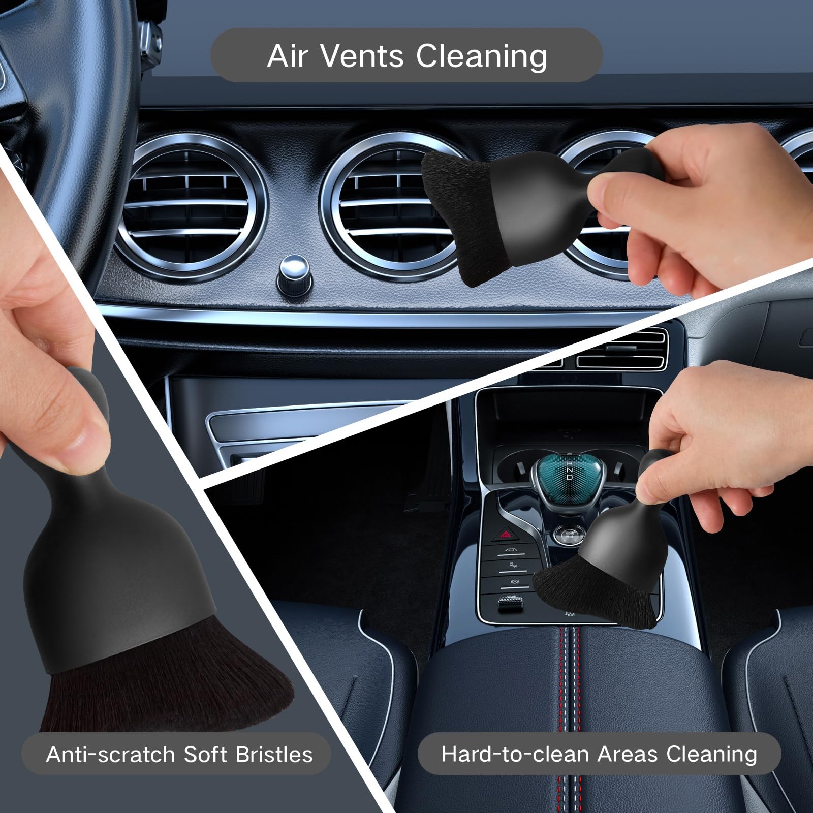“10Piece Windshield Cleaner Tool Kit with Microfiber Pads & Spray Bottle”