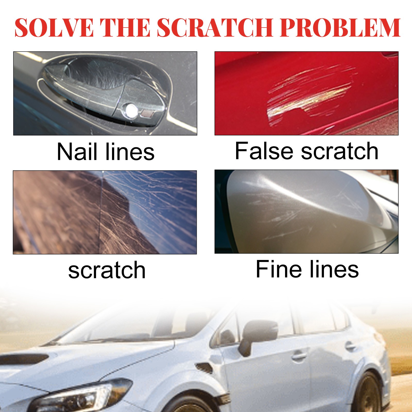 Scratch Maintenance Agent – Car Paint Repair Cleaning Cloth Tool Use 🚗