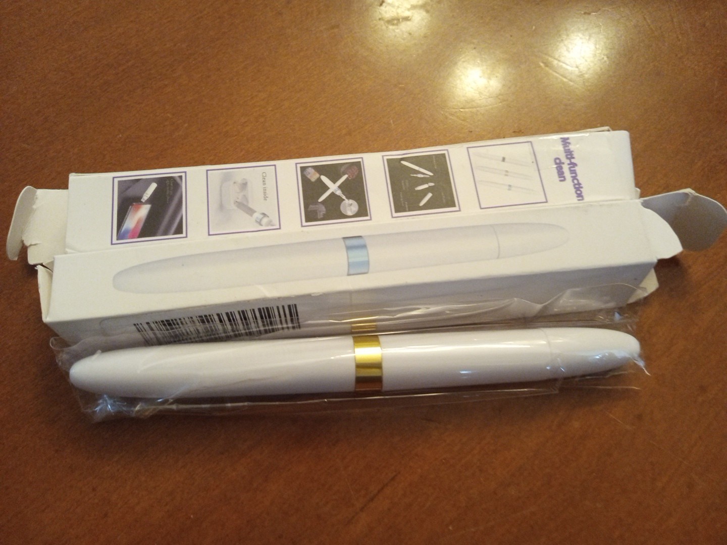 2pk Gold Cleaning Pen Multi functional Cleaning Tool
