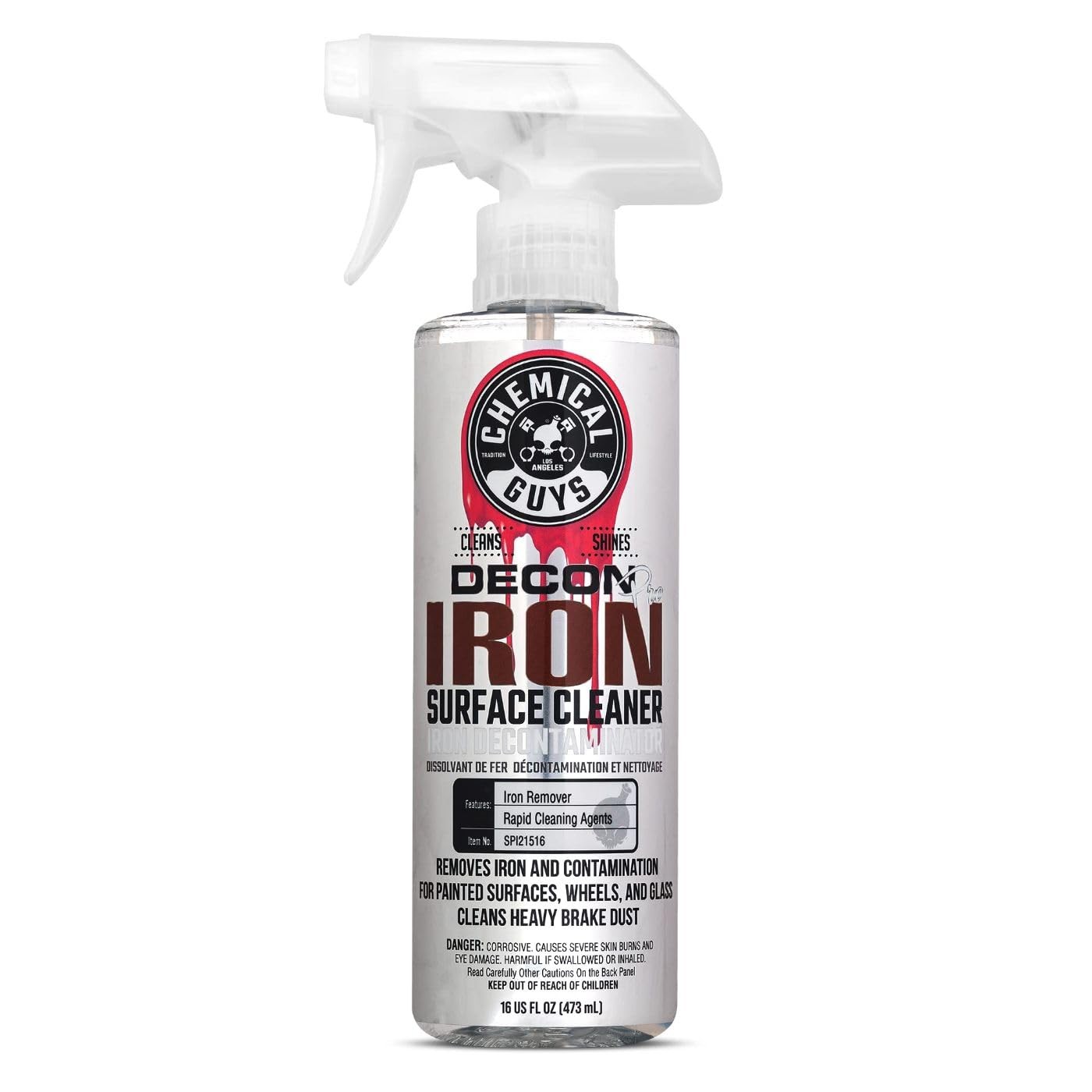 HeavyDuty Iron Remover Wheel Cleaner 16 oz Purple ColorChanging for Auto Detai