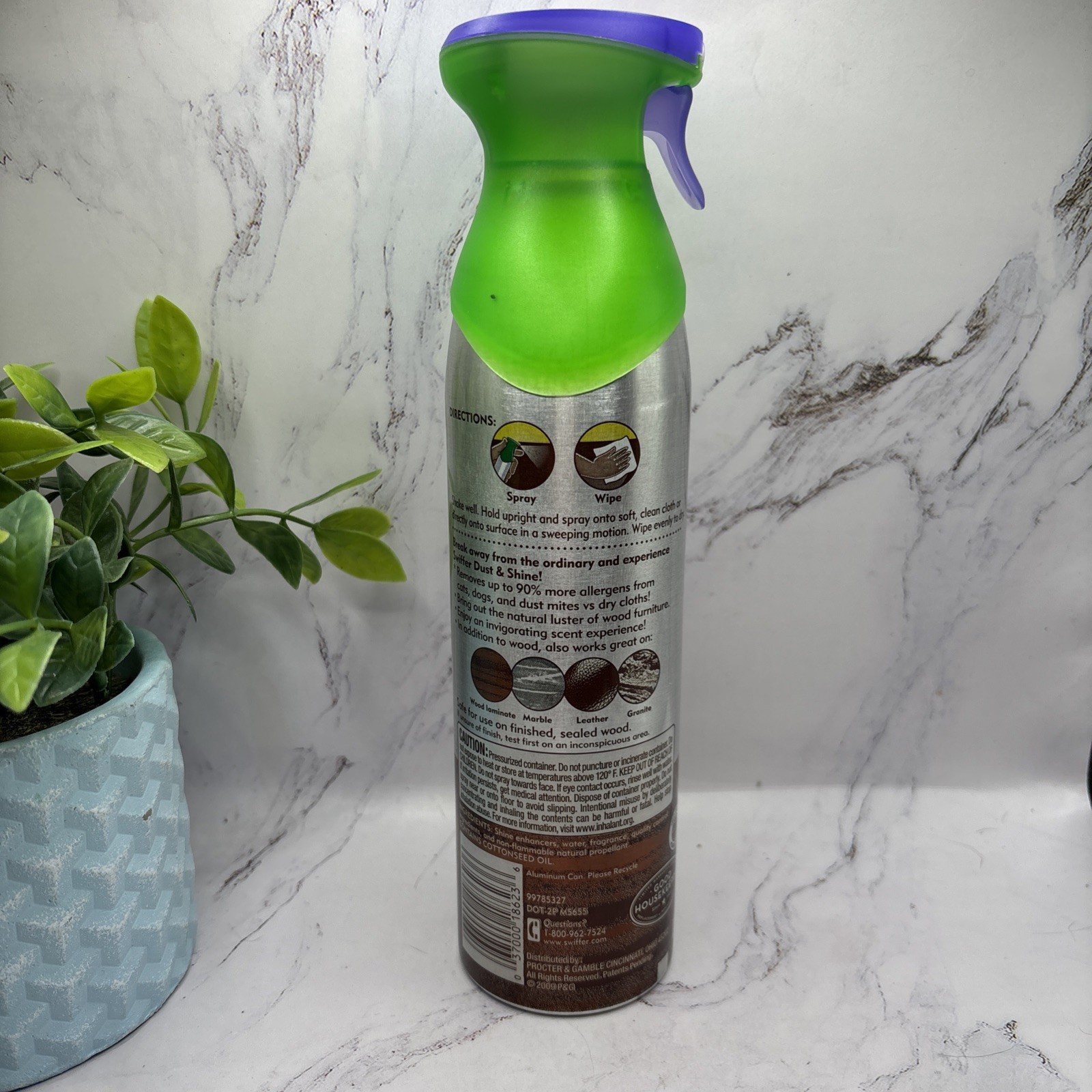 SWIFFER Dust & Shine Furniture Spray with Febreze Freshness Lavender Vanilla New