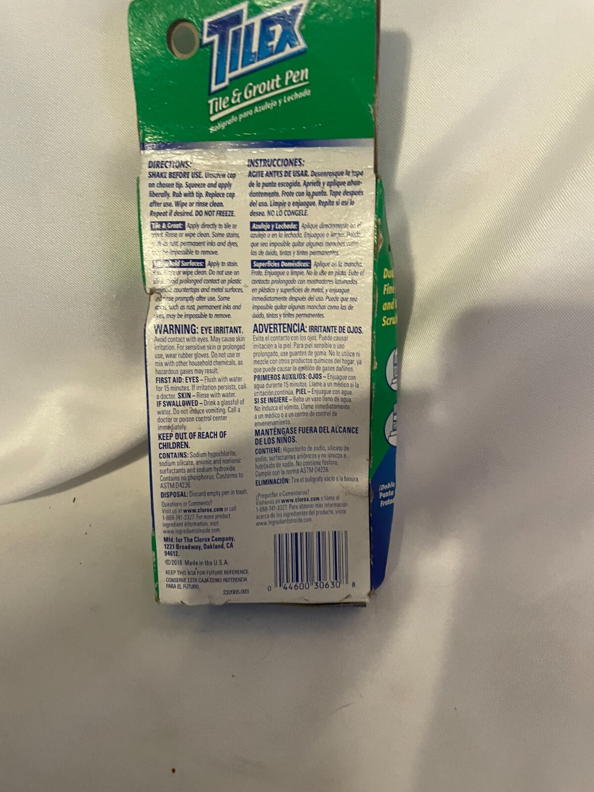 Tilex Tile & Grout Pen Removes Stains On Tile & Grout Bleach 2 oz Discontinued