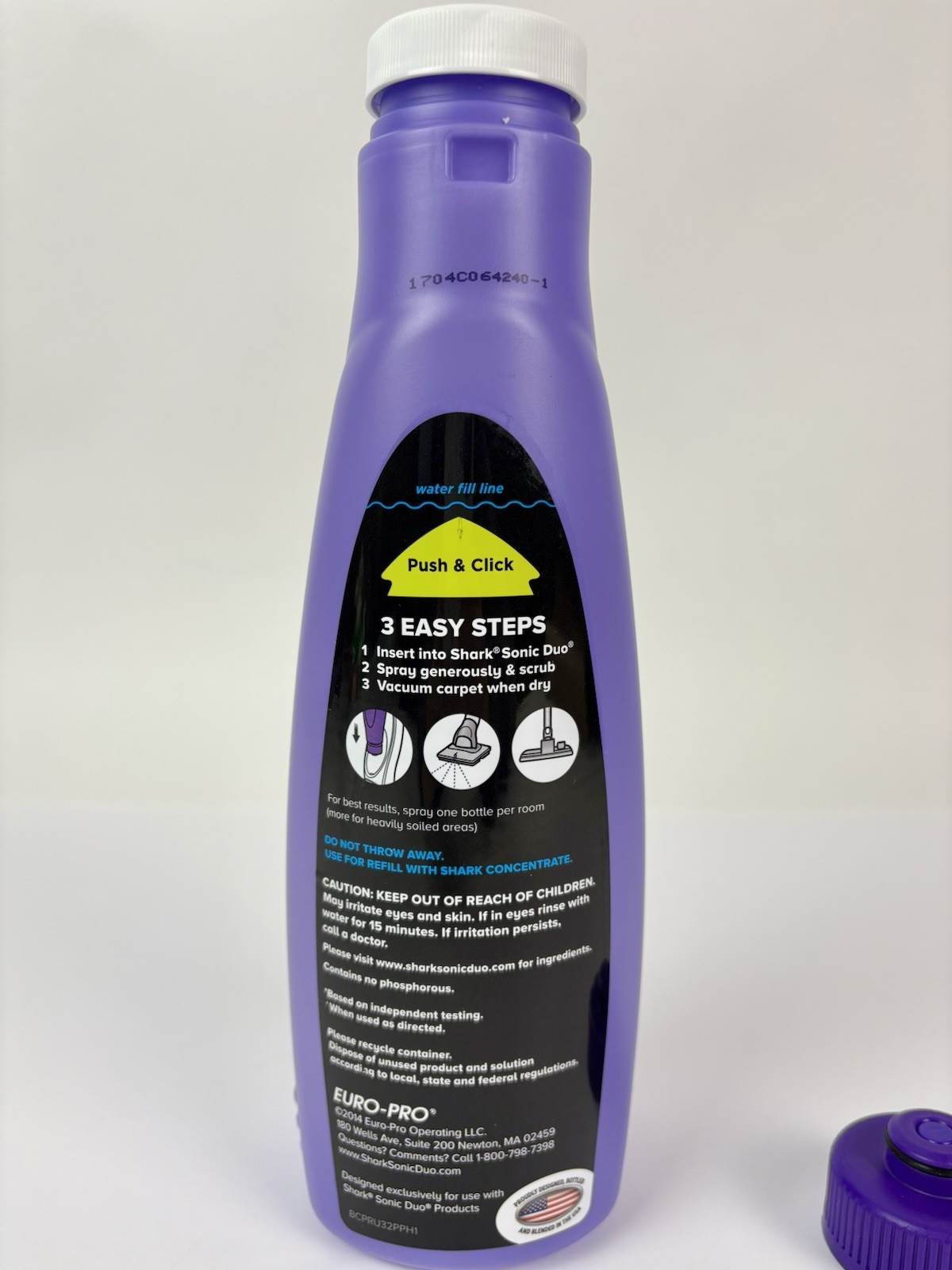 Shark Carpet Buddy No Rinse Carpet Cleaner English Lavender 32oz New
