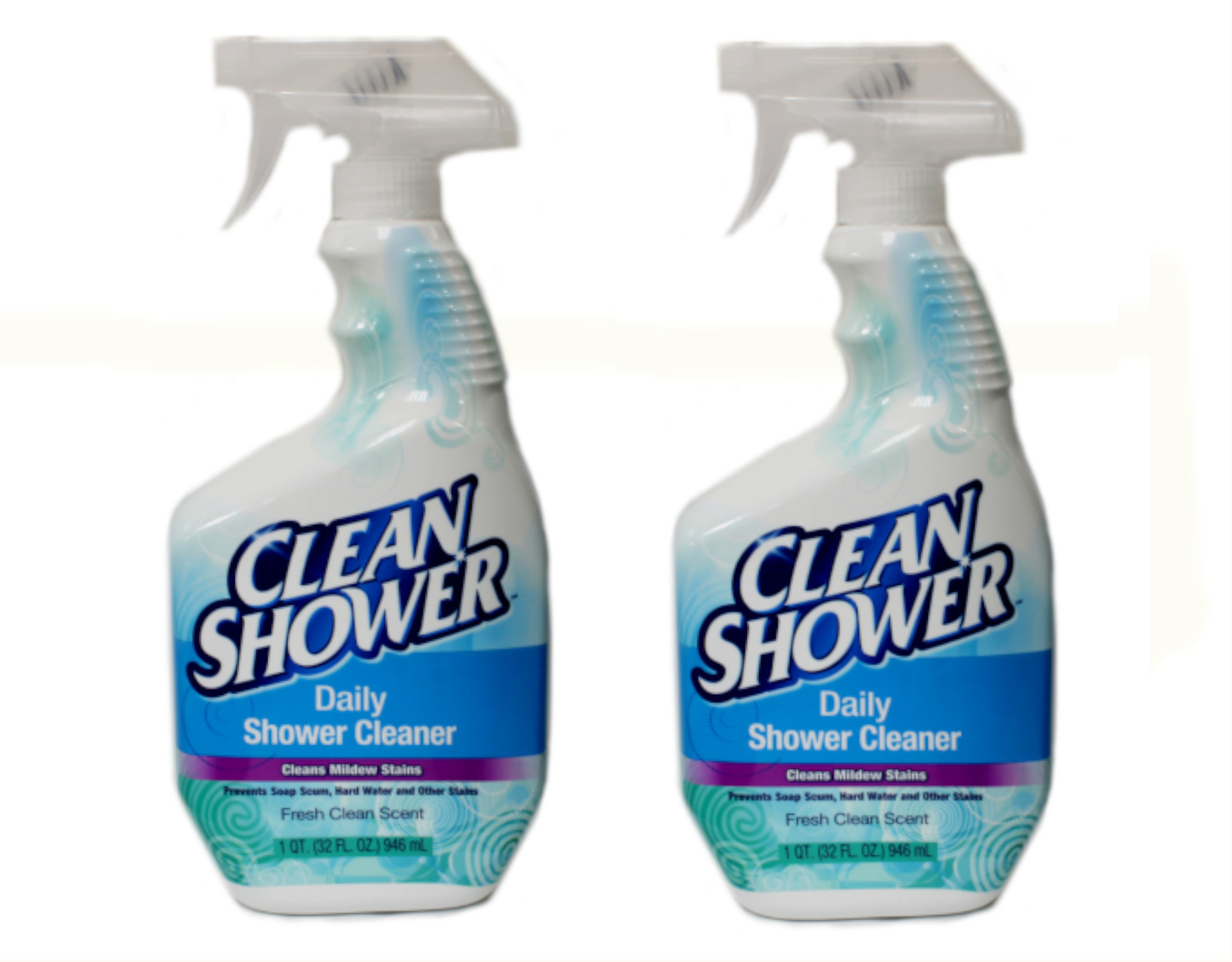 Clean Shower Original Daily Shower Spray, 32oz. – Pack of 2