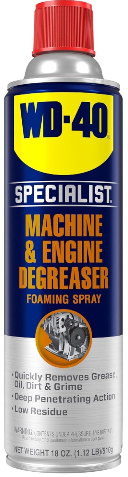 18 OZ Industrial Strength Degreaser Spray with Precision Nozzle for Deep Cleans