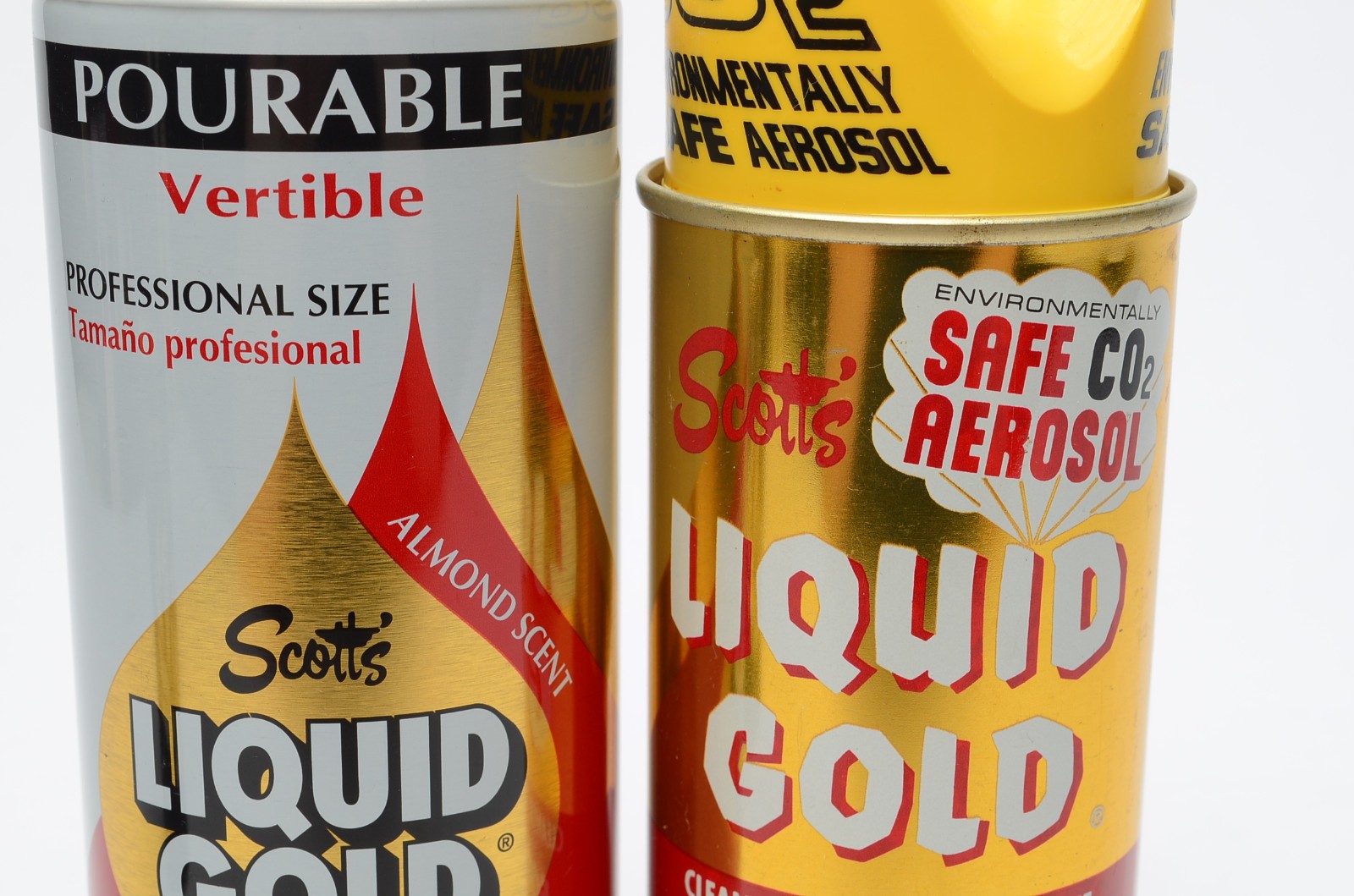 Scott’s Liquid Gold Wood Cleaner Preservative Lot Pourable & Aerosol Almond USA