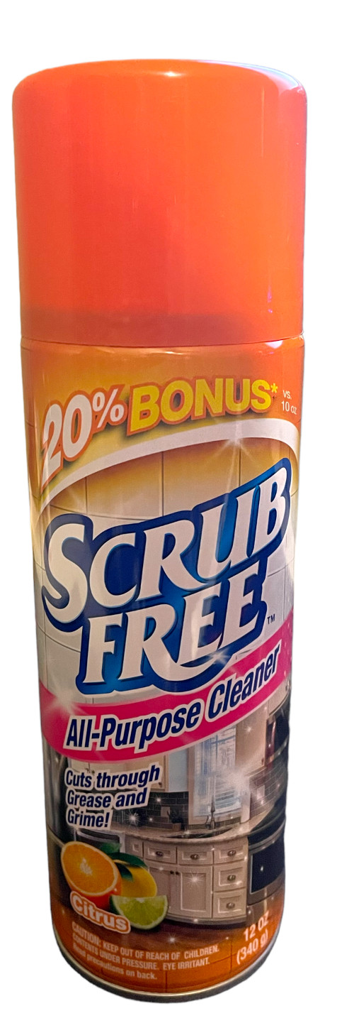 Scrub Free All Purpose Cleaner Cuts Through Grease and Grime Citrus Smell 4 Pack