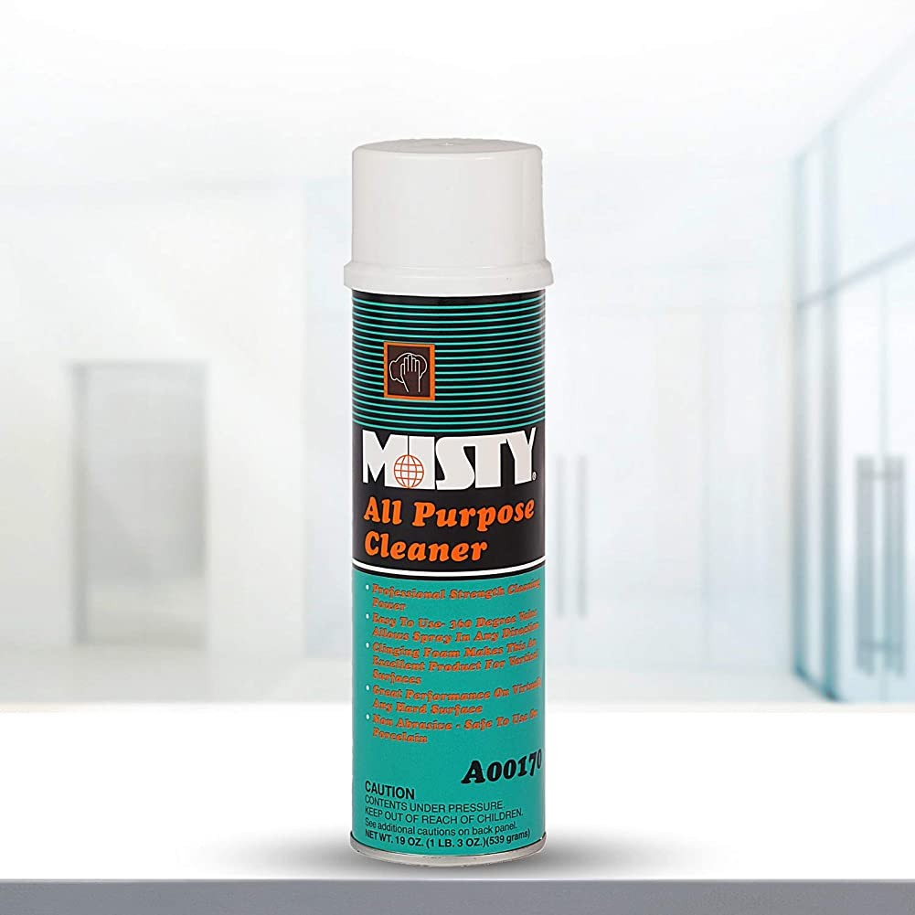 MISTY All-Purpose Cleaner – 19 oz (Case of 12) -1001592- Professional Strength,
