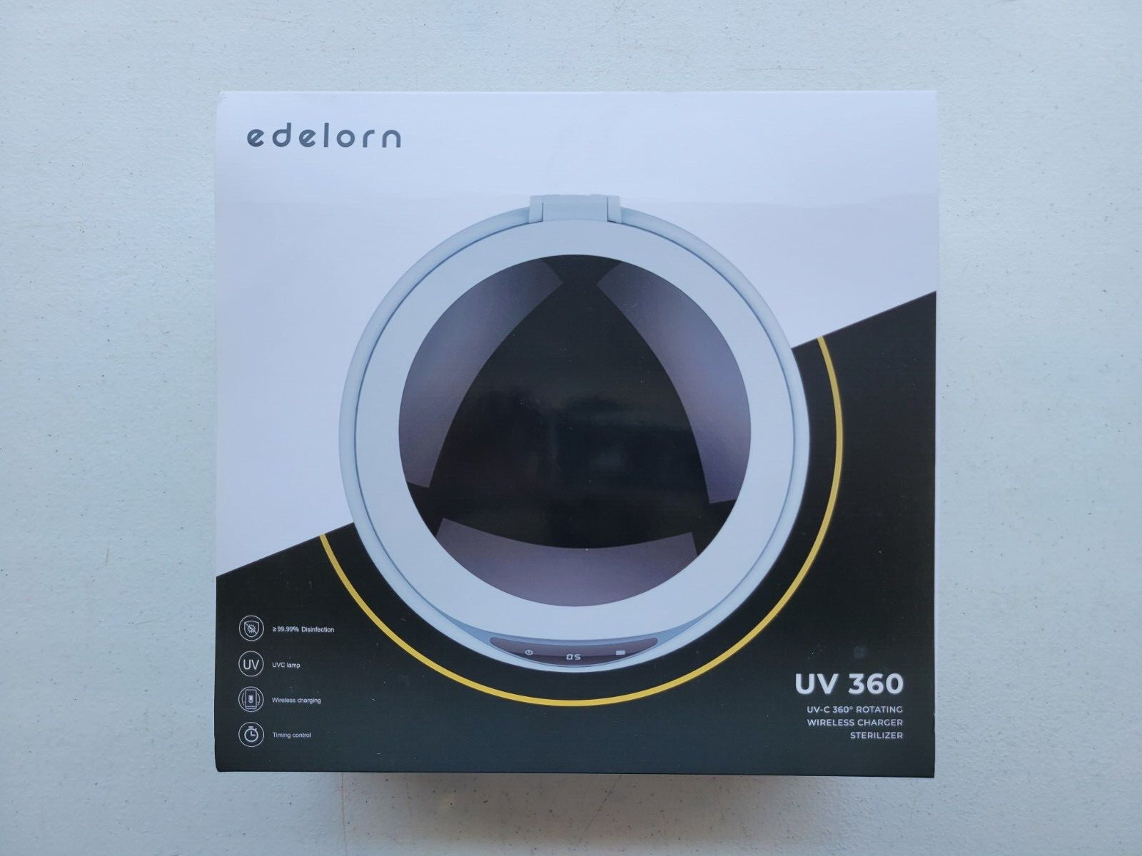 Edelorn UV 360 Rotating Wireless Charger Sterilizer – NEW