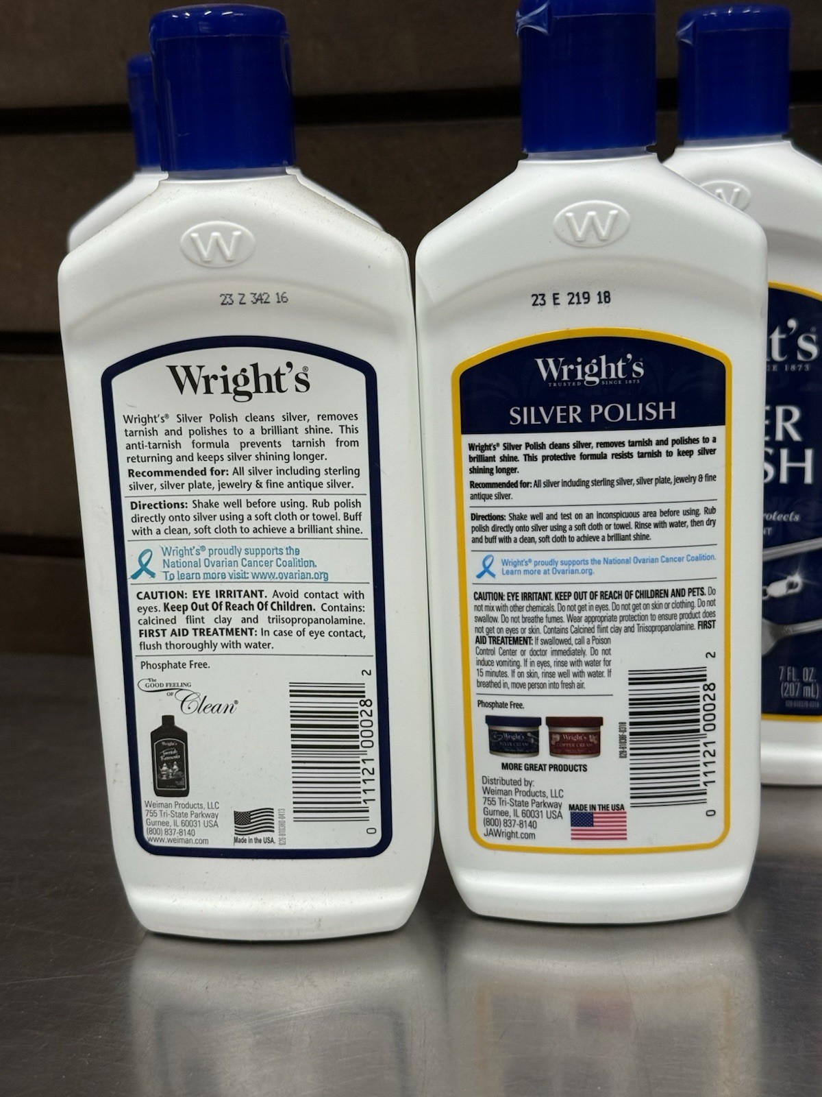 Lot of 6 – Wright’s Silver Polish 7 fl oz, Anti Tarnish Cleans, Shines, Protect