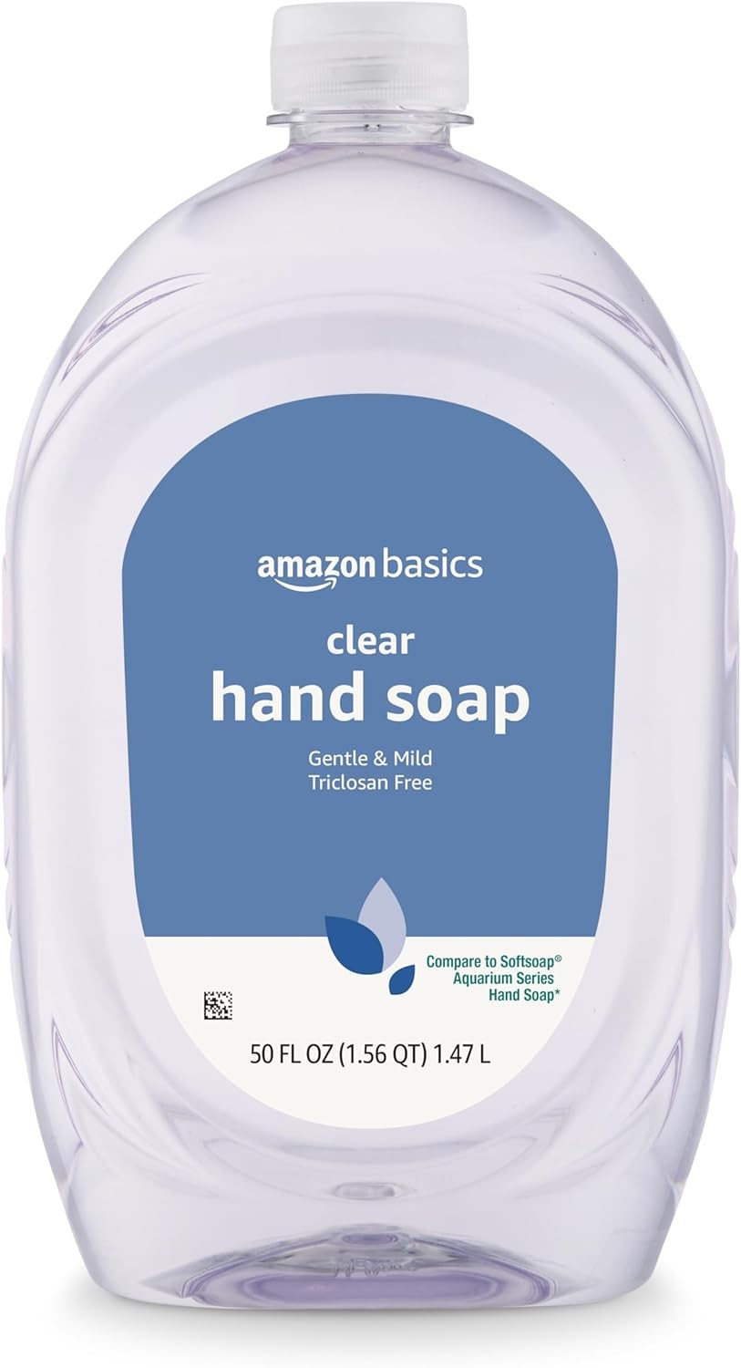 Gentle & Mild Clear Liquid Hand Soap Refill, Triclosan-Free,