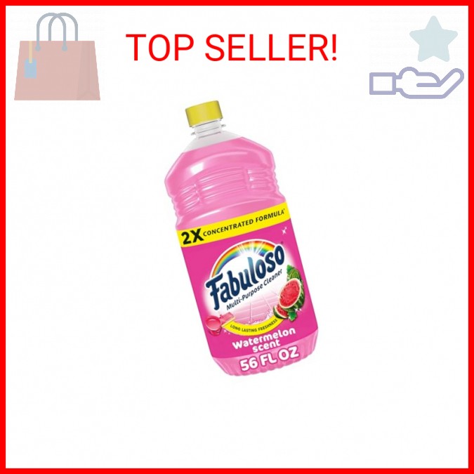 Fabuloso Multi-Purpose Cleaner and Floor Cleaner, 2X Concentrated Formula, Long-