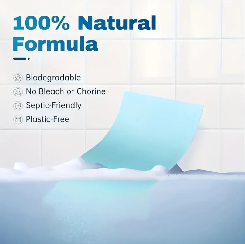 30pcs Deodorizing Toilet Cleaning Tabs Powerful Scale Remover Toilets & Floors
