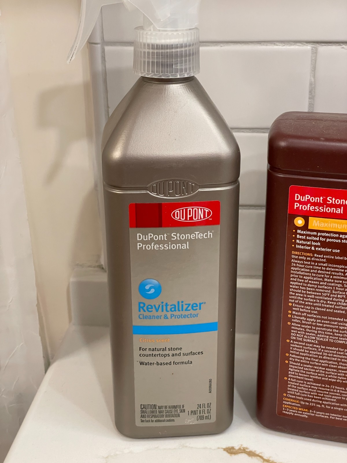 DuPont StoneTech BulletProof Stone Countertop Sealer & Revitalizer Used READ