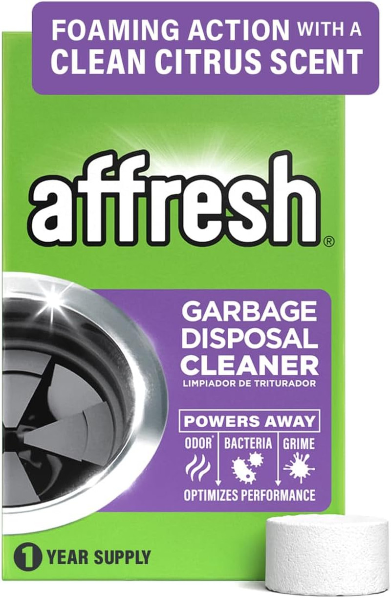 Garbage Disposal Cleaner, Helps Power Away Odor Causing Bacteria, Debris & Grime