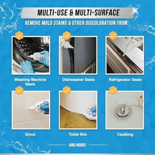 Mold Stain Remover Gel Cleaner Heavy Duty Stain Cleaner 7 Fl Oz (Pack of 1)