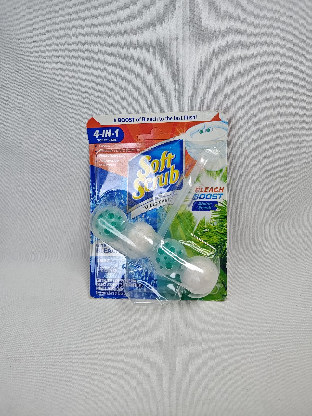 Soft Scrub 4-in-1 Rim Hanger Toilet Bowl Cleaner 1 Count New Discontinued Item