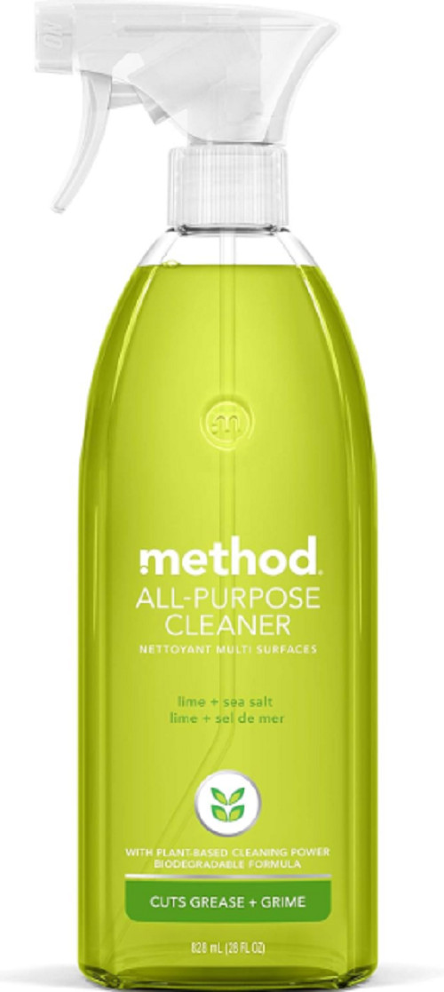 Method All-Purpose Cleaner Spray, Lime + Sea Salt, Plant-Based and Biodegradabl