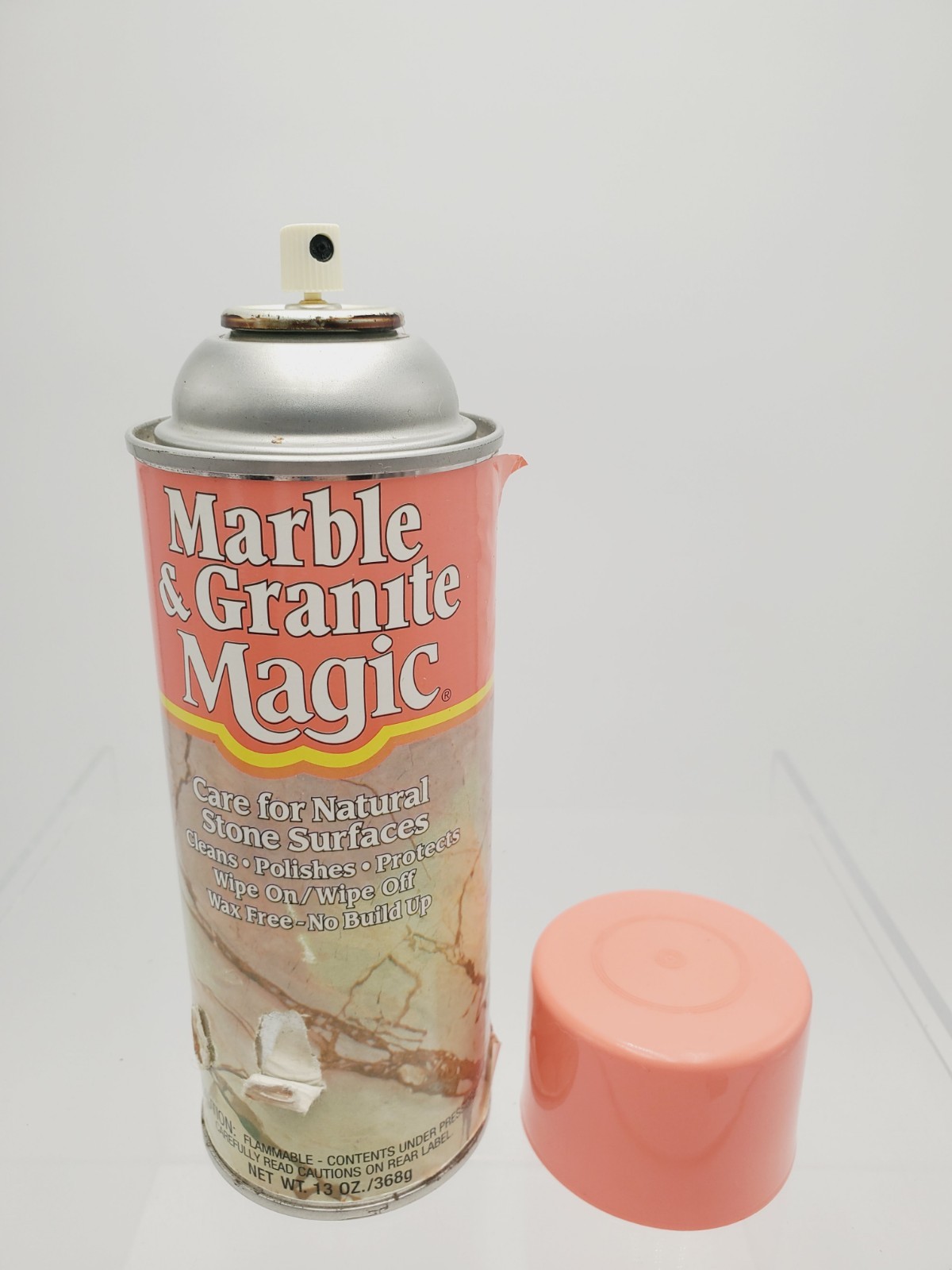 Marble & Granite Magic Cleaner Polish Wax Free 13 Oz Discontinued 60% Full