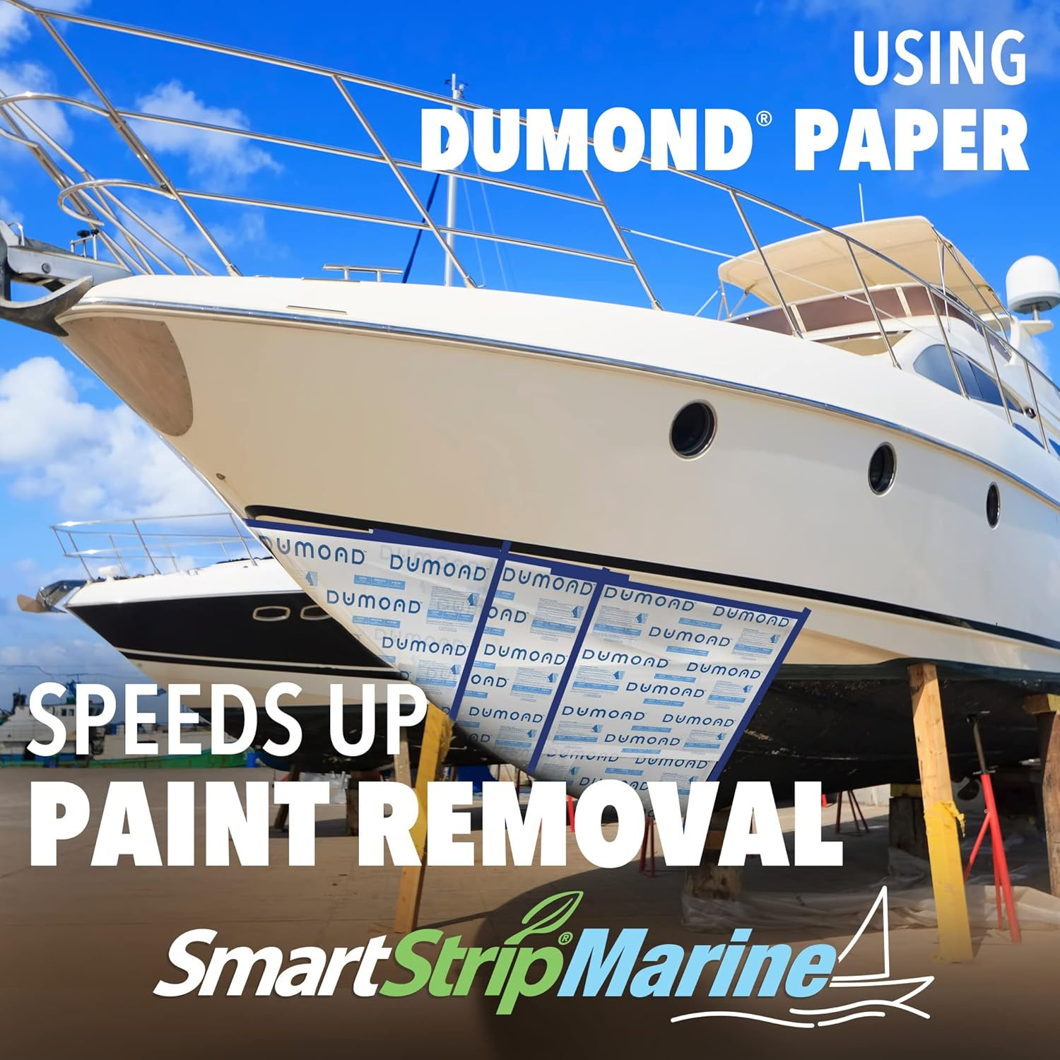 Smart Strip Marine Paint Remover, for Wood, Fiberglass, Metal & Aluminum Boats &